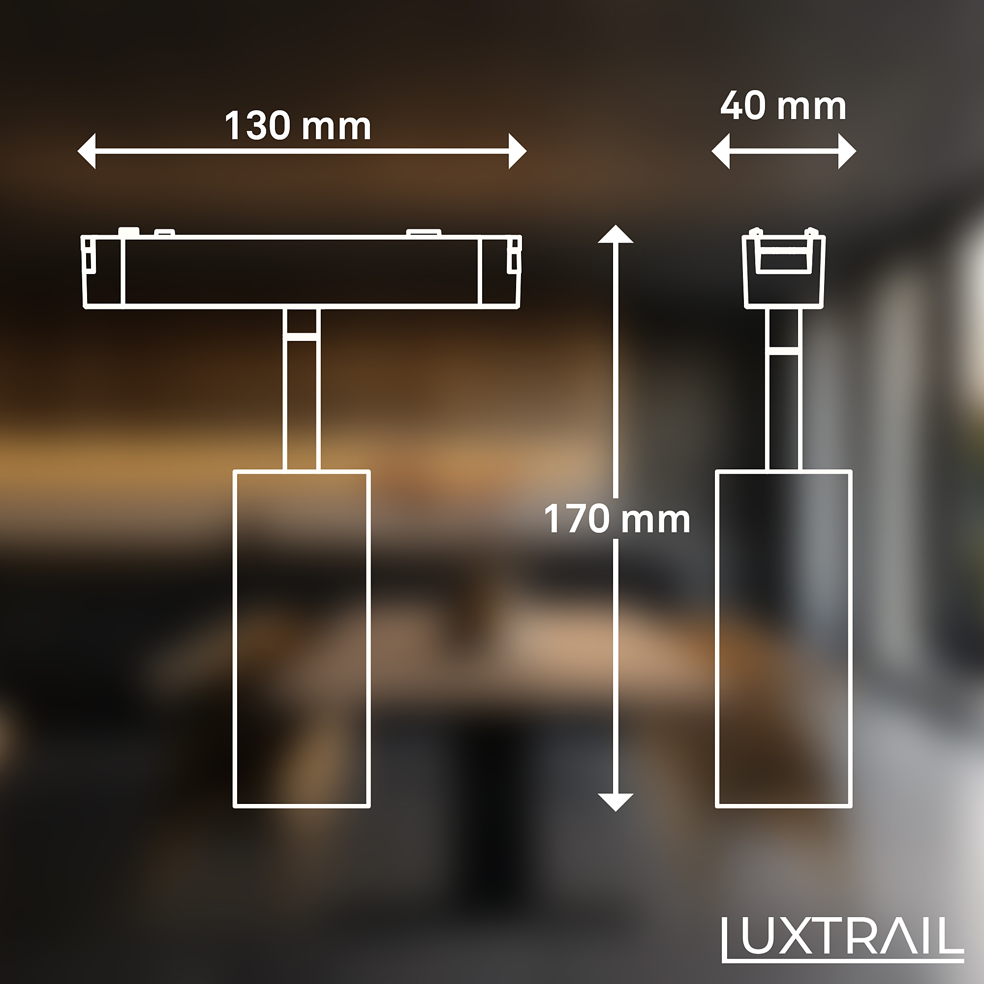 LED Leuchtmittel Luxtrail Typ B Schwarz