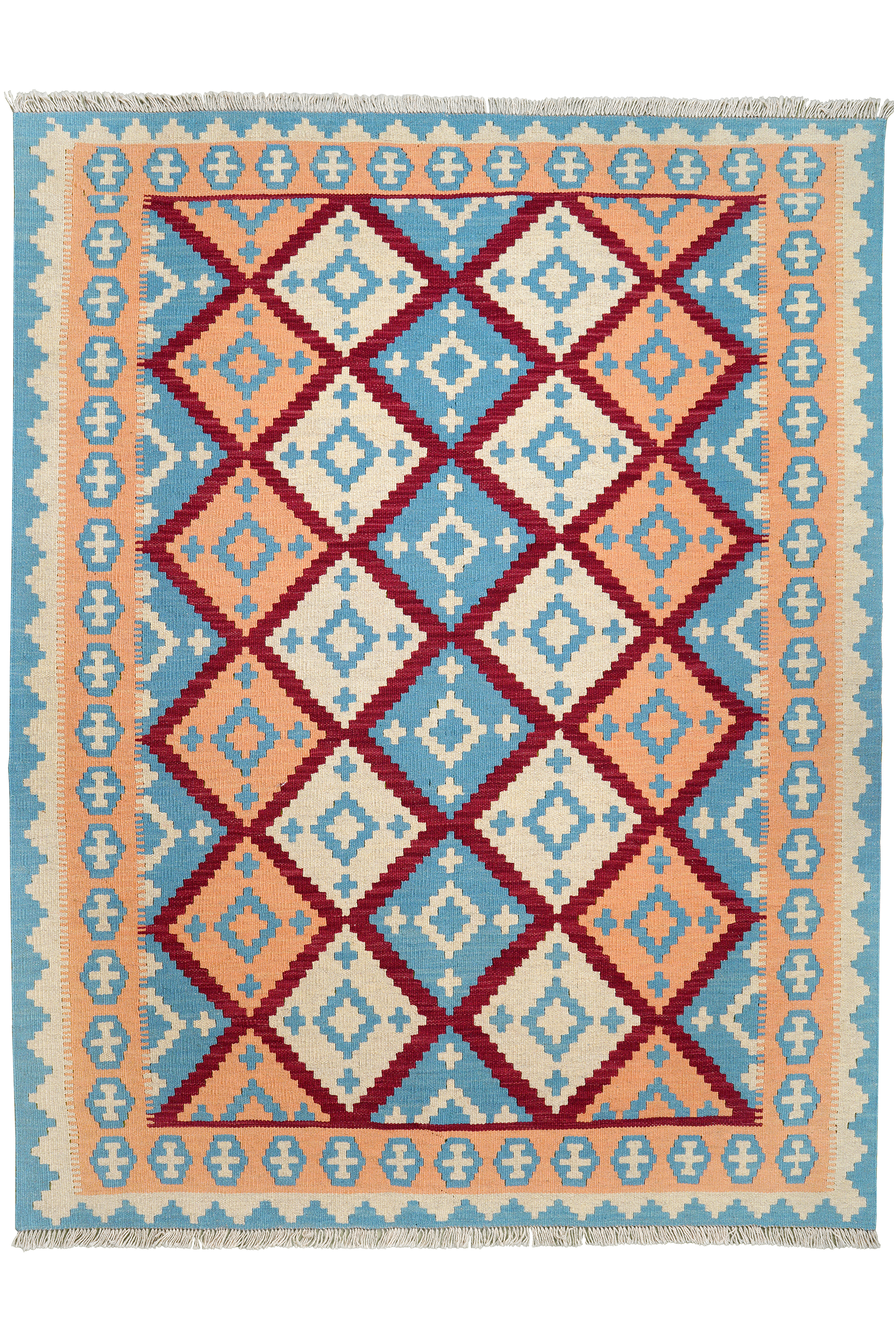Kilim Gashgai Teppich Mehrfarbig