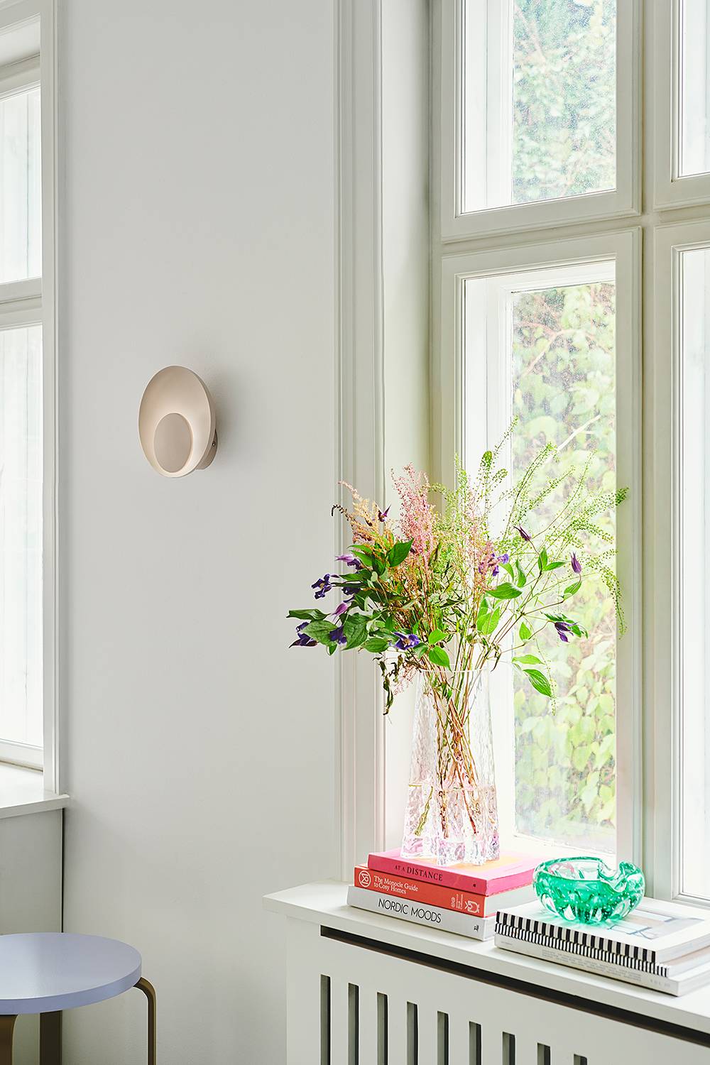 Marsi Wandleuchte Aluminium Beige 1-flammig