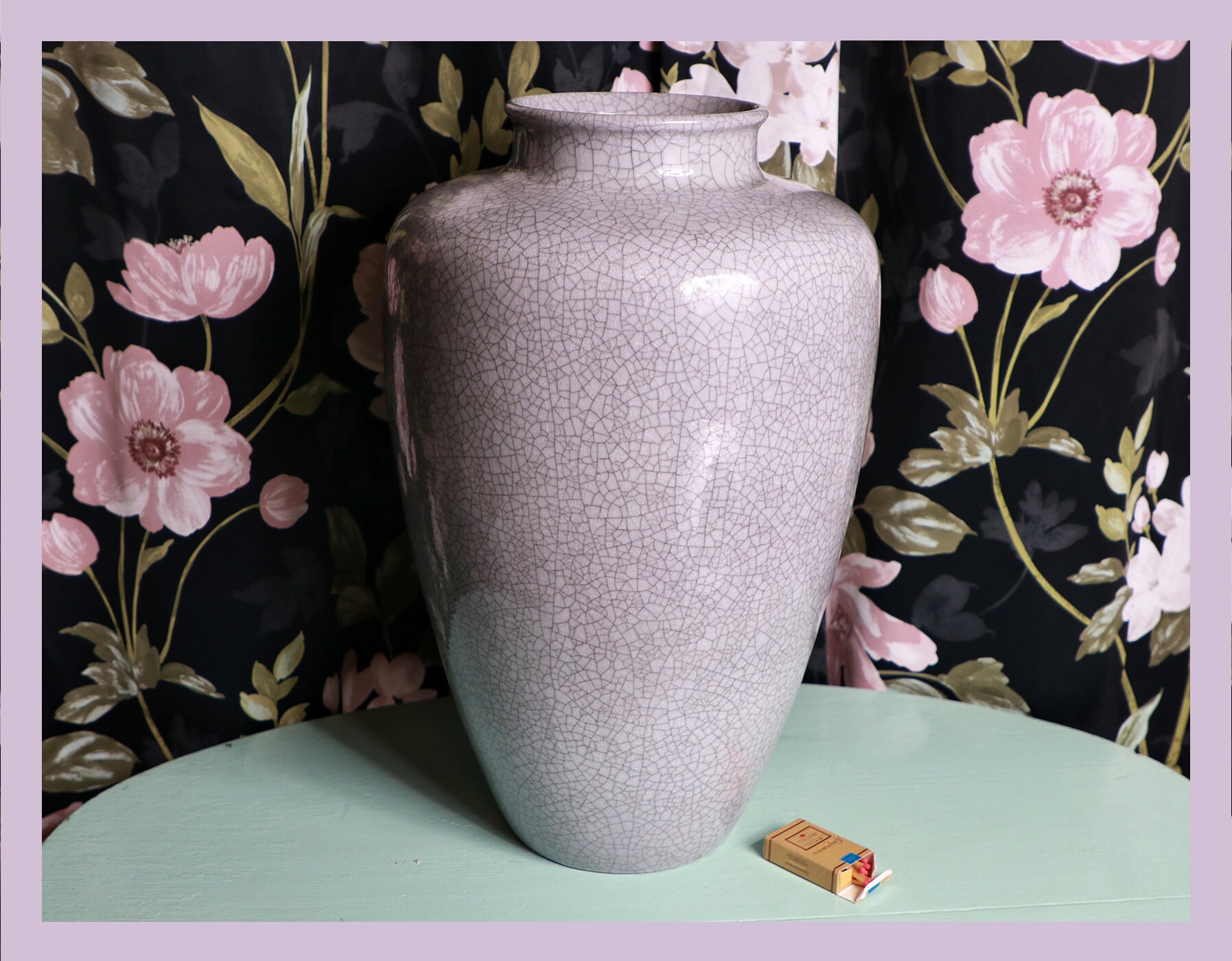 Vintage 5785 Blumenvase Keramik 1950er Jahre