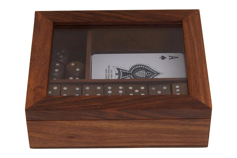 Churchill Spiele-Set mit Domino, Würfeln und Spielkarten
