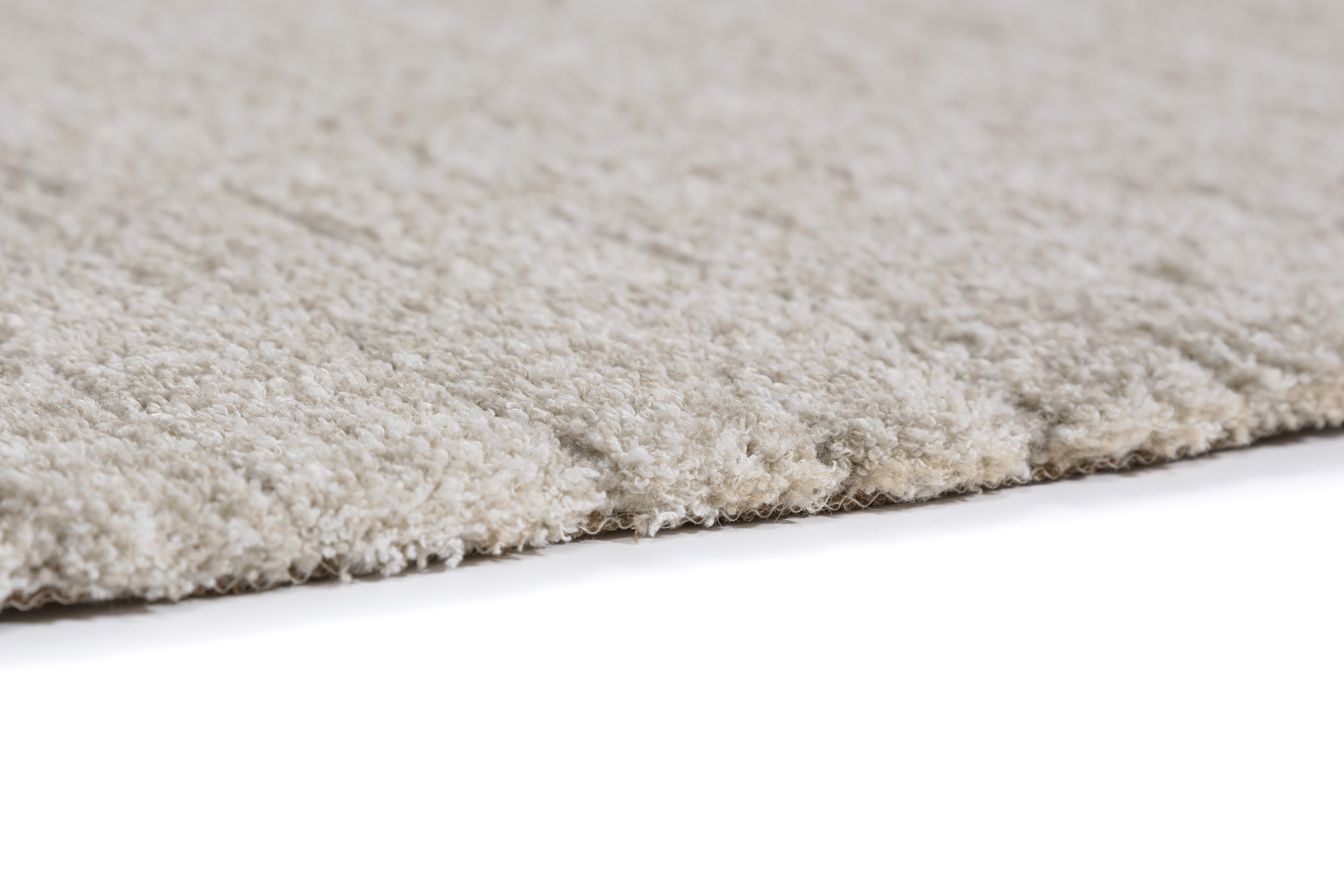 Amaze Uni Hochflorteppich Polyester Sand 140x200cm