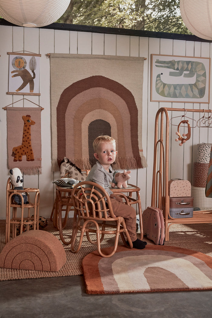 Peluche Panda Cotone Biologico Multicolore