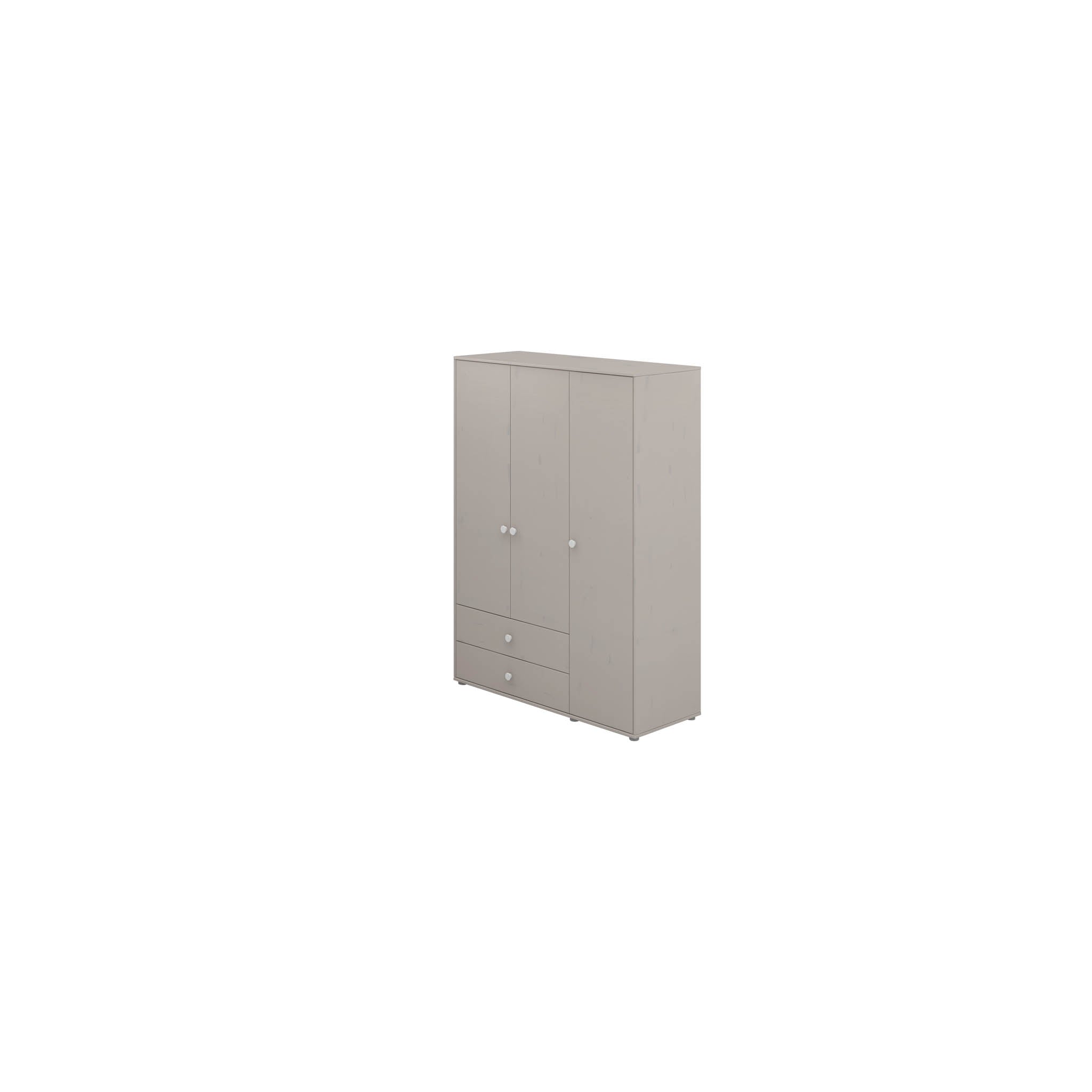 Kleiderschrank Extra Hoch Holz Grau