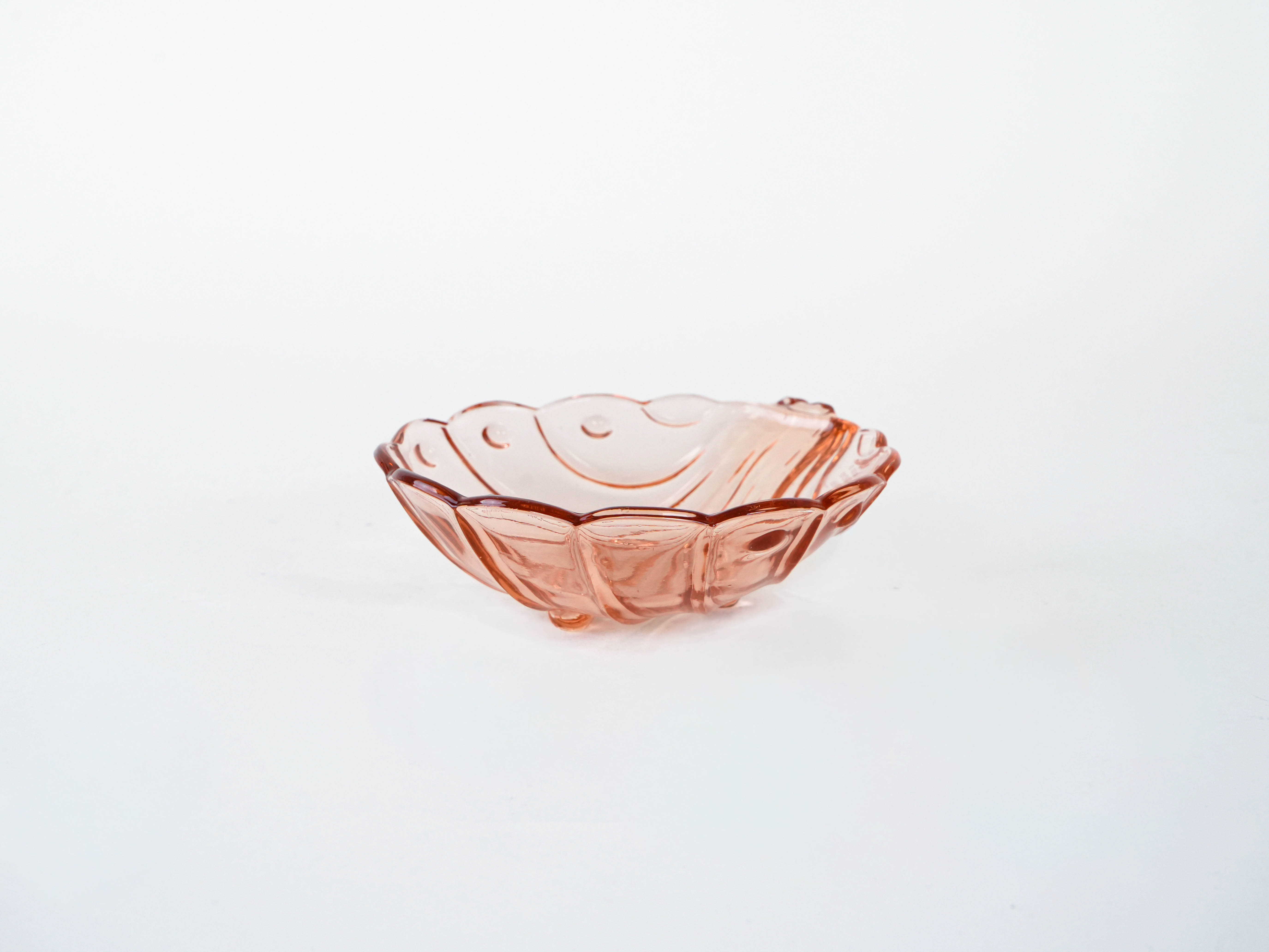 Glasteller Rosa