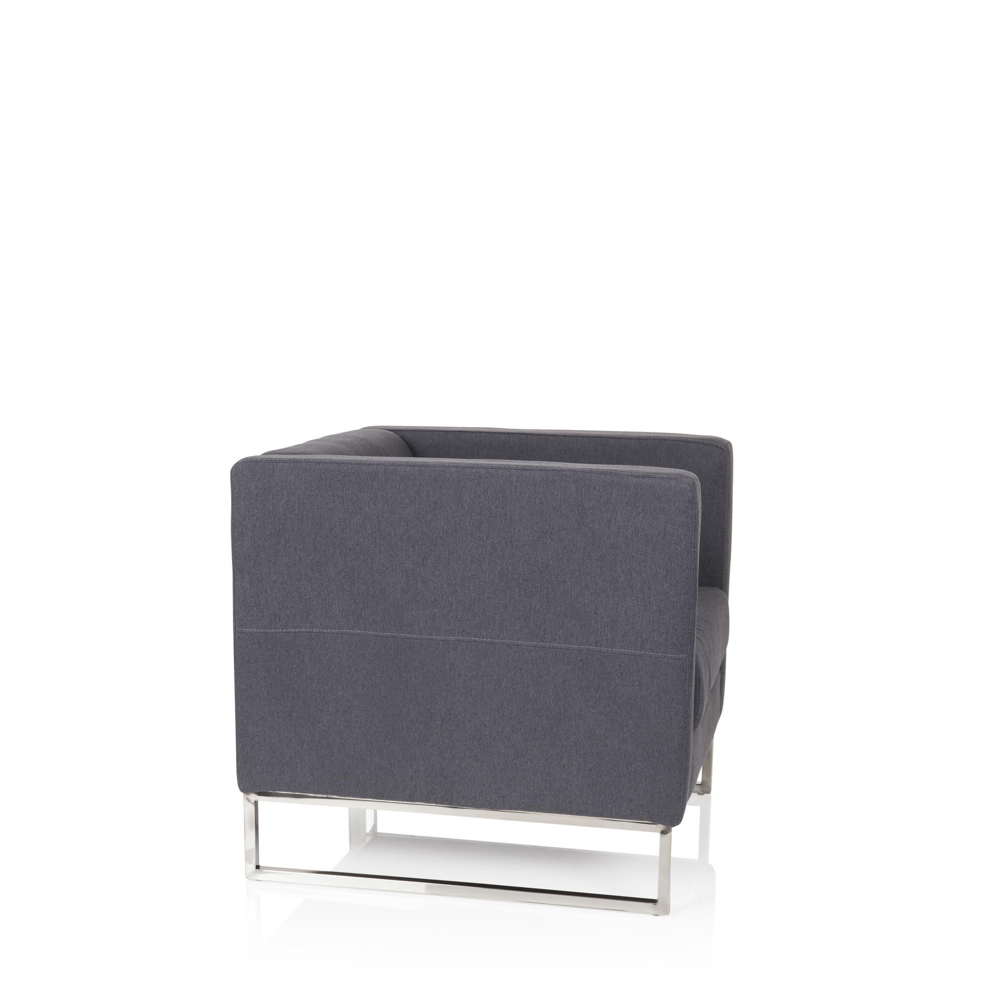 BARBADOS Sessel Stoff Grau