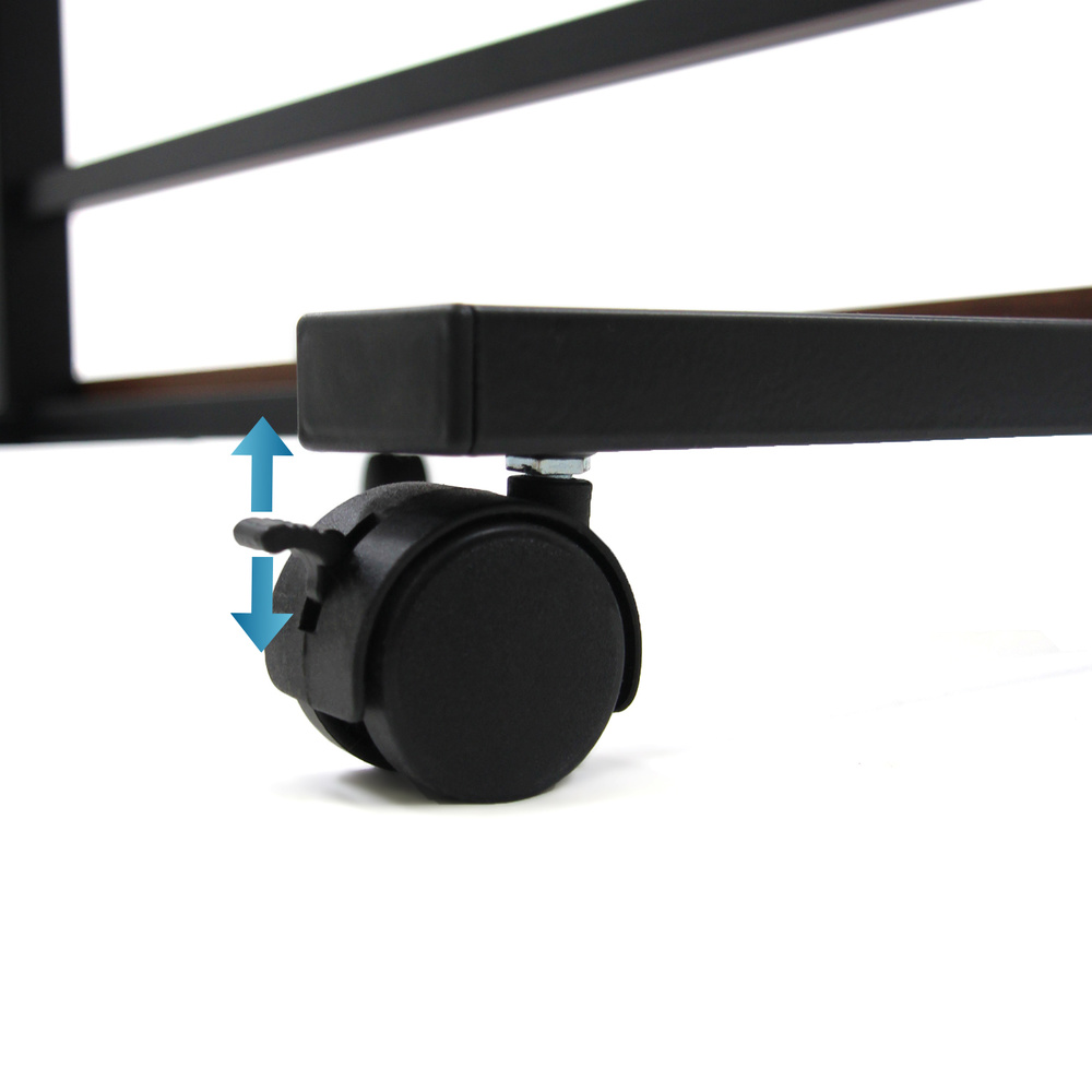 WORKSTATION II Standing desk height-adjustable Wood Black