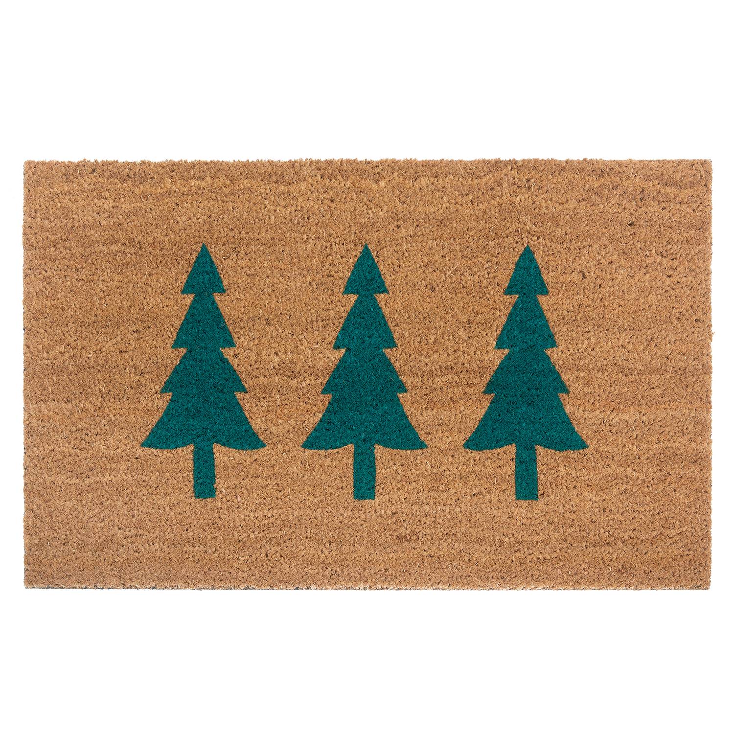 Green Pine Fußmatte Beige Grün