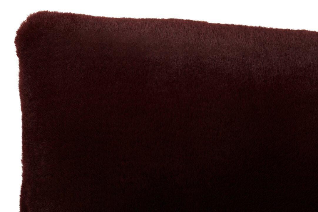 Bosie Lamina Rotwein Quadratisches Kissen
