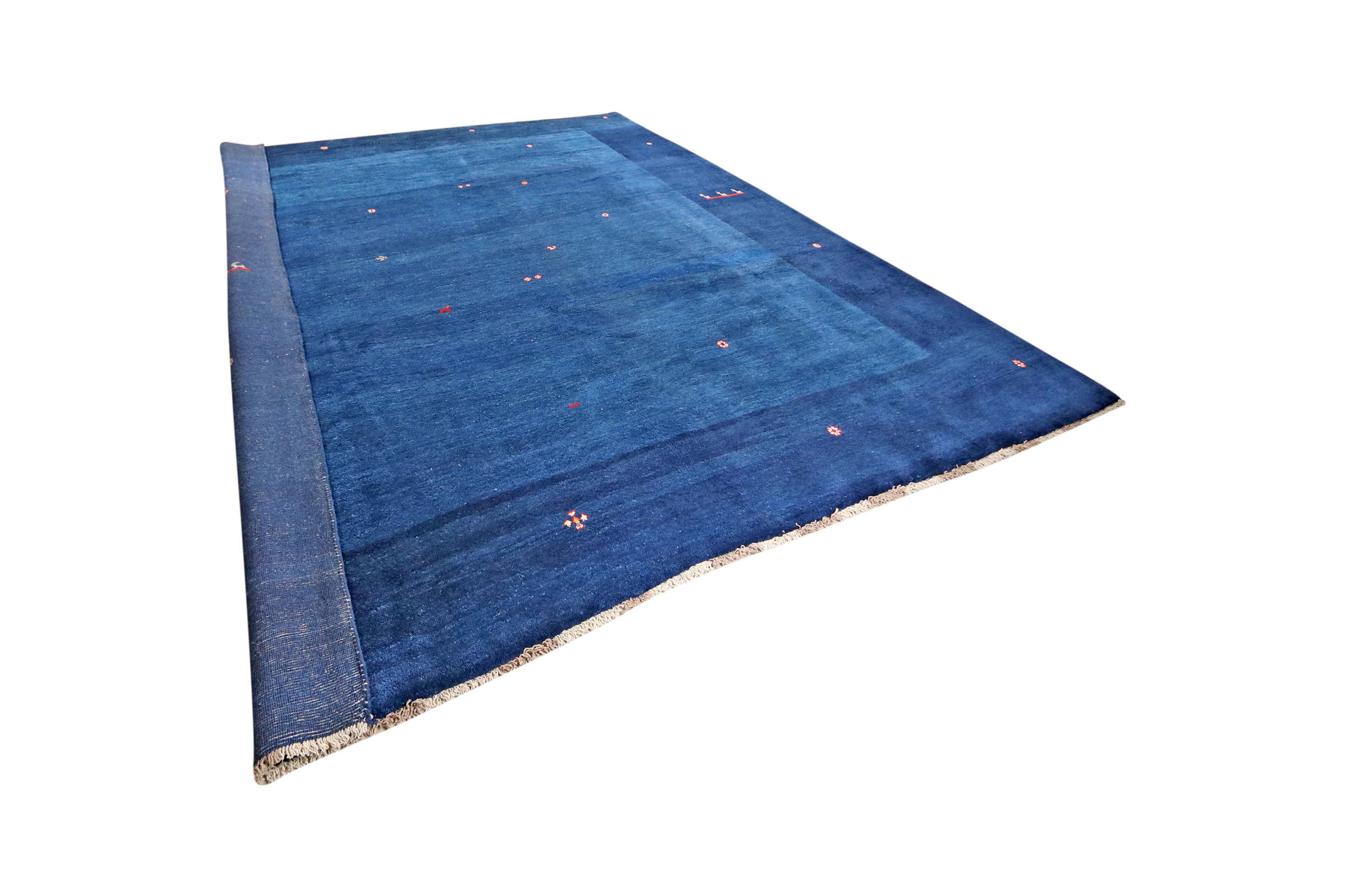 Tappeto Gabbeh Lana Blu