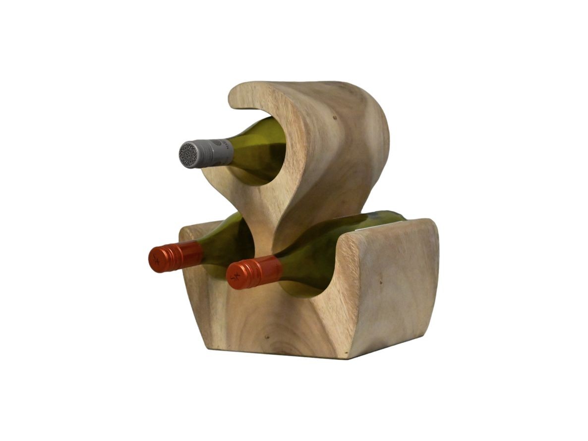 Stehendes Weinregal Holz