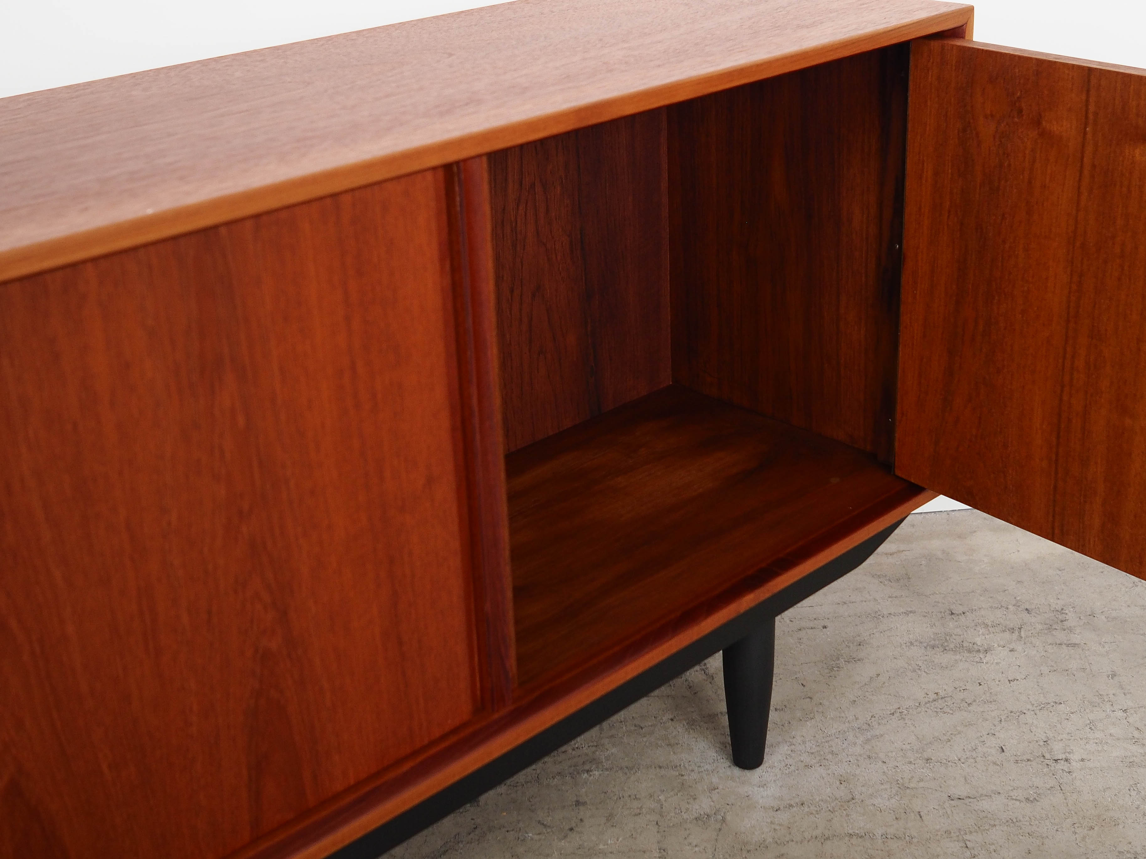 Teak-Sideboard Braun 1960er Jahre