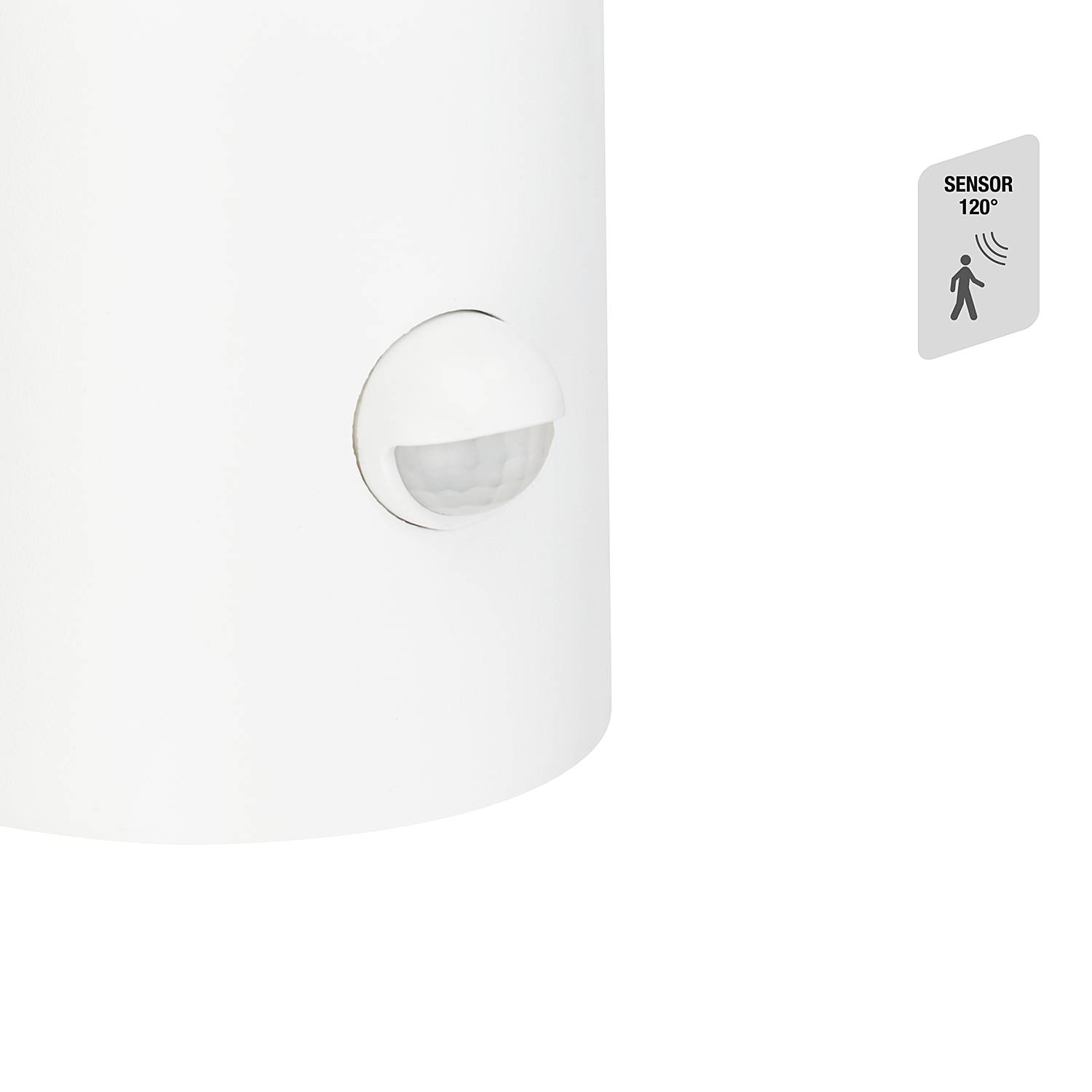 Nypa LED wall light with sensor aluminum 1-light