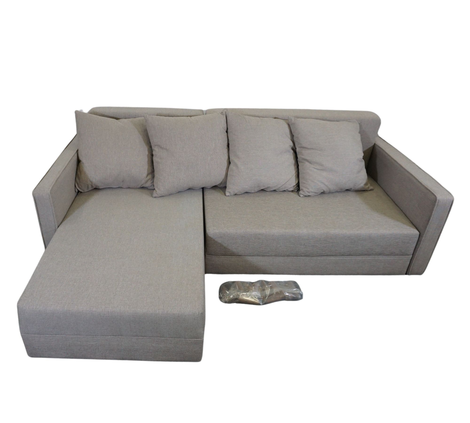 Aydam Schlafsofa Récamiere Links Creme