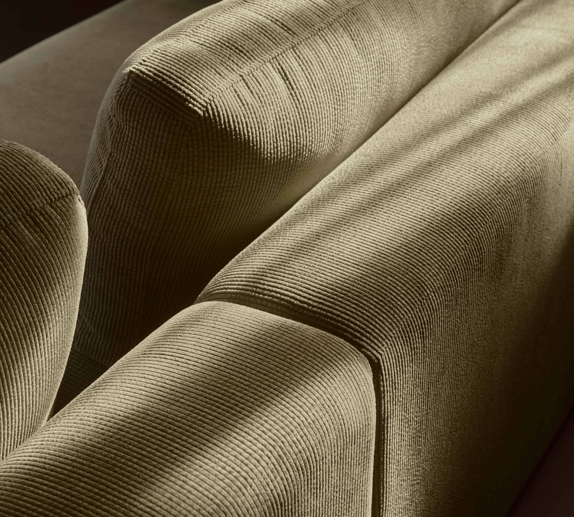 Riley Sofa 3-Sitzer Free Sage