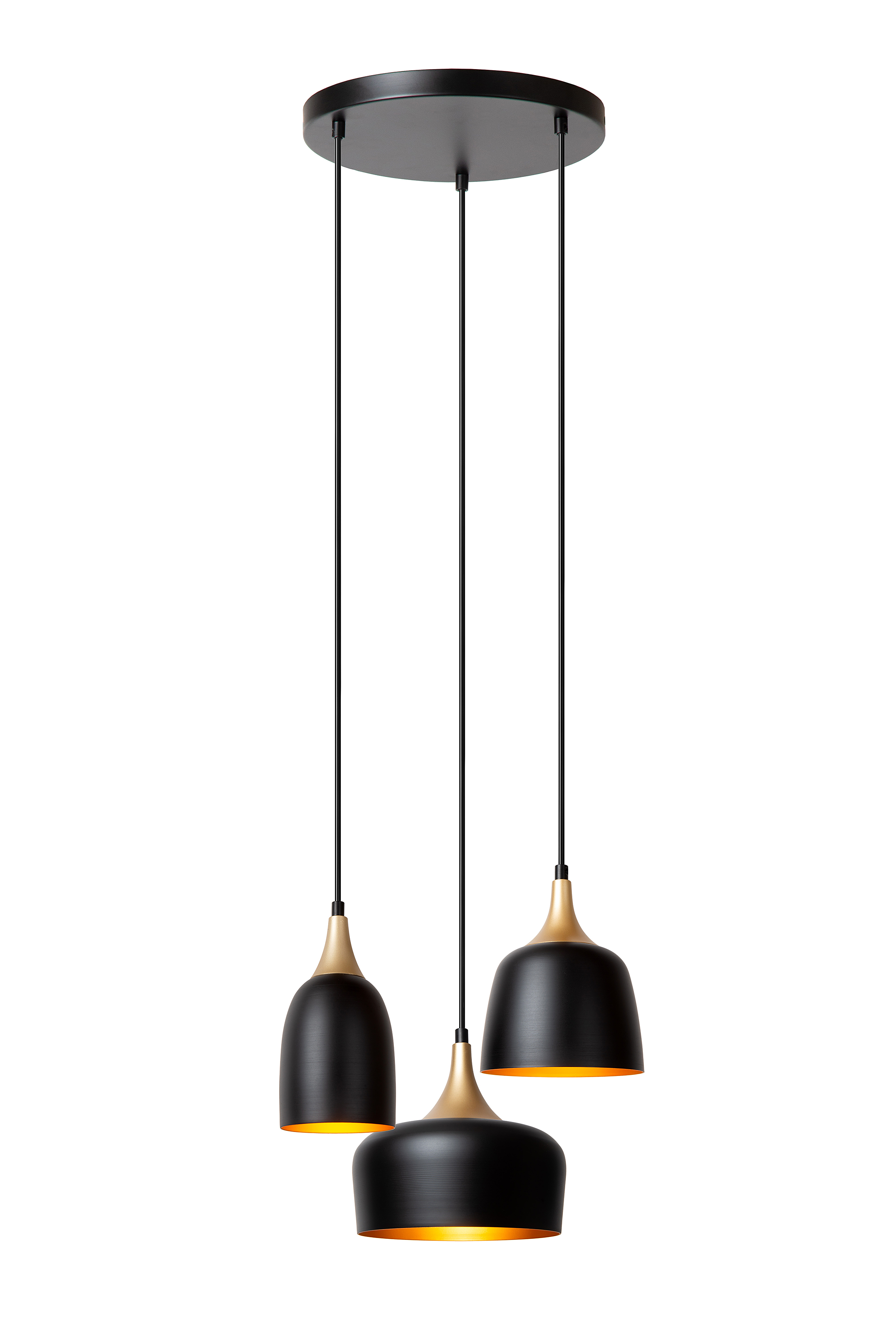 Pendelleuchte Chayanne Metall Schwarz