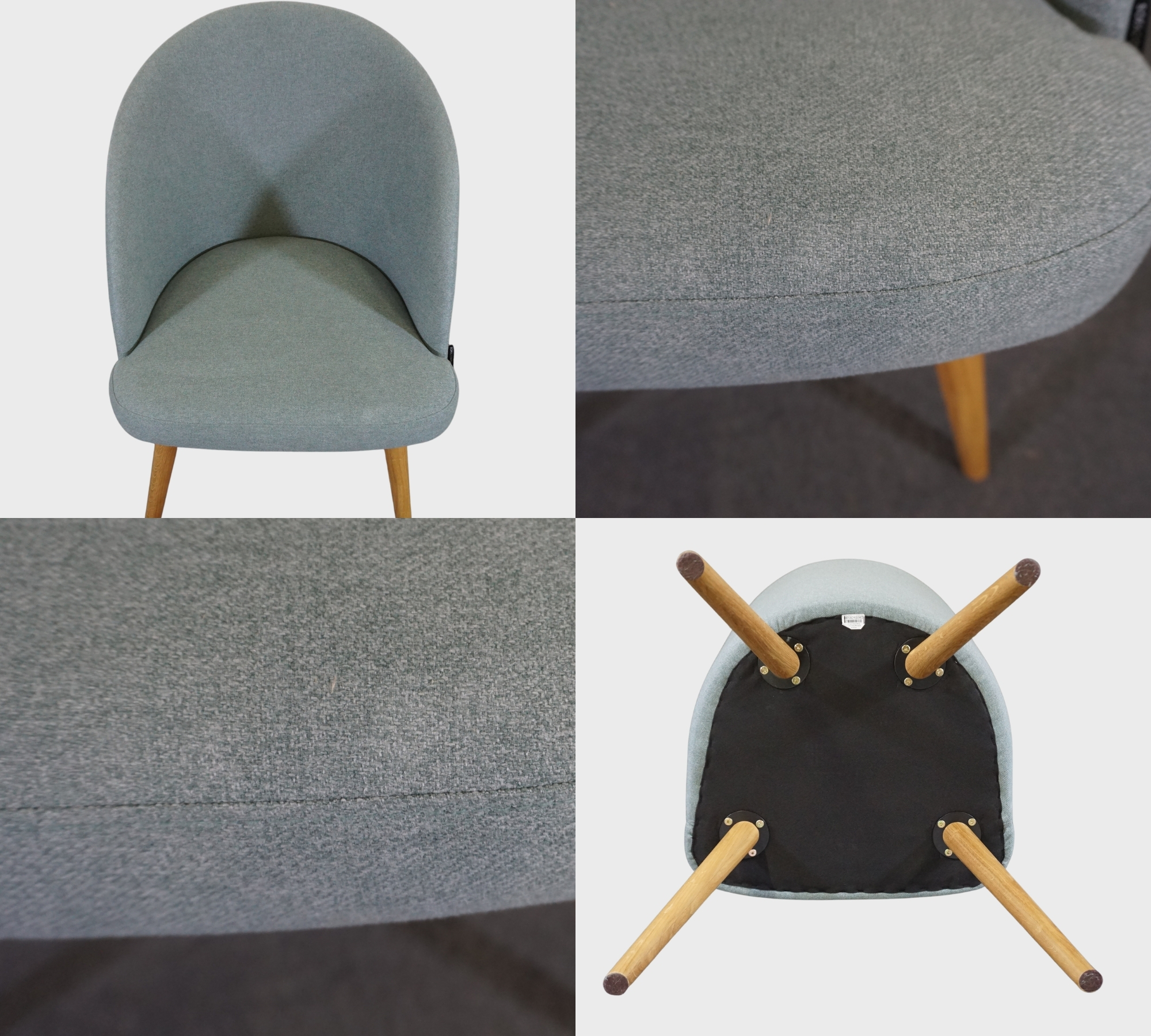 Holly Esszimmerstuhl Fabio Grey Green