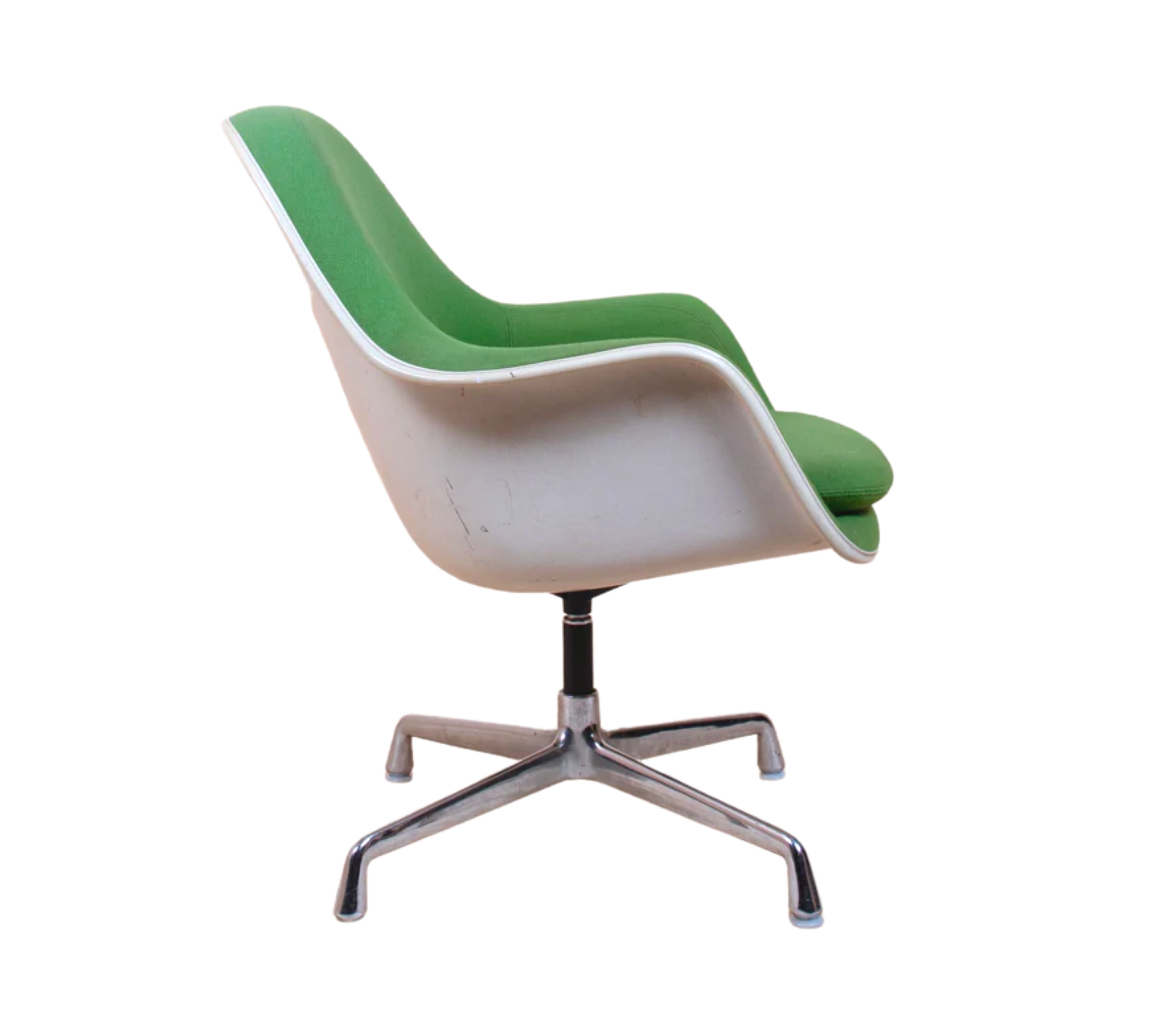 Eames Loose Cushion Drehstuhl Grün