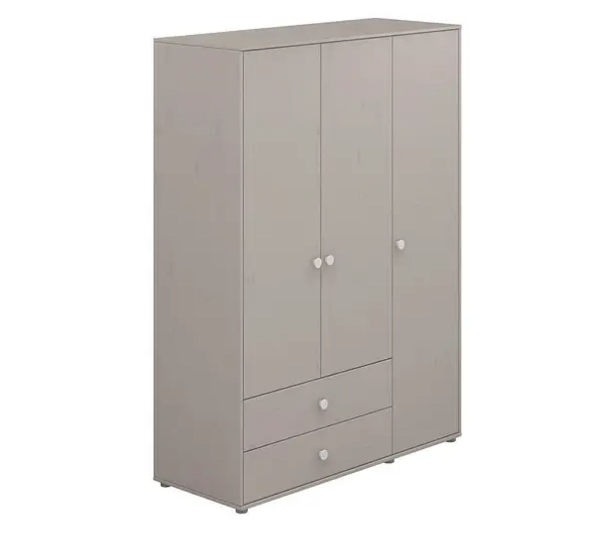 Kleiderschrank Extra Hoch Holz Grau