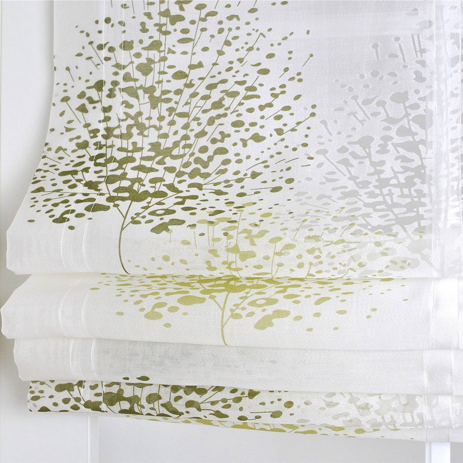 Raffrollo Bellinda Webstoff Grün 80 x 140 cm