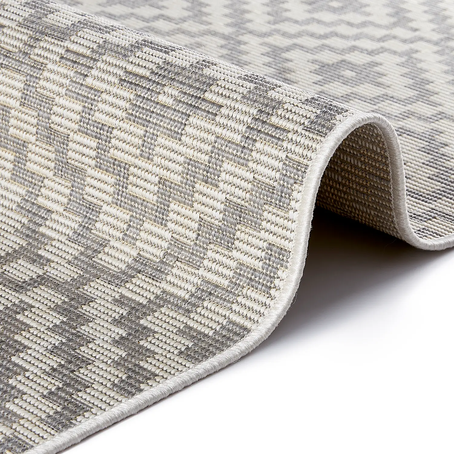 Breeze In-/Outdoorteppich Hellgrau
