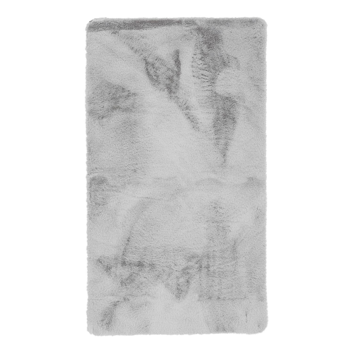 Hochflorteppich Sara I Silber 70 x 120 cm