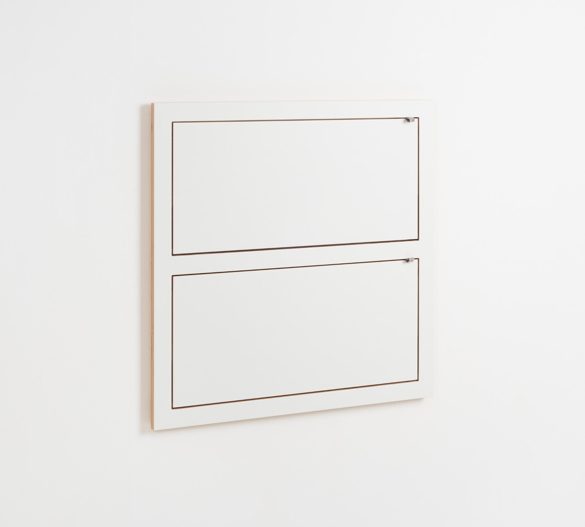 Fläpps Regal 80x80-2 Weiß