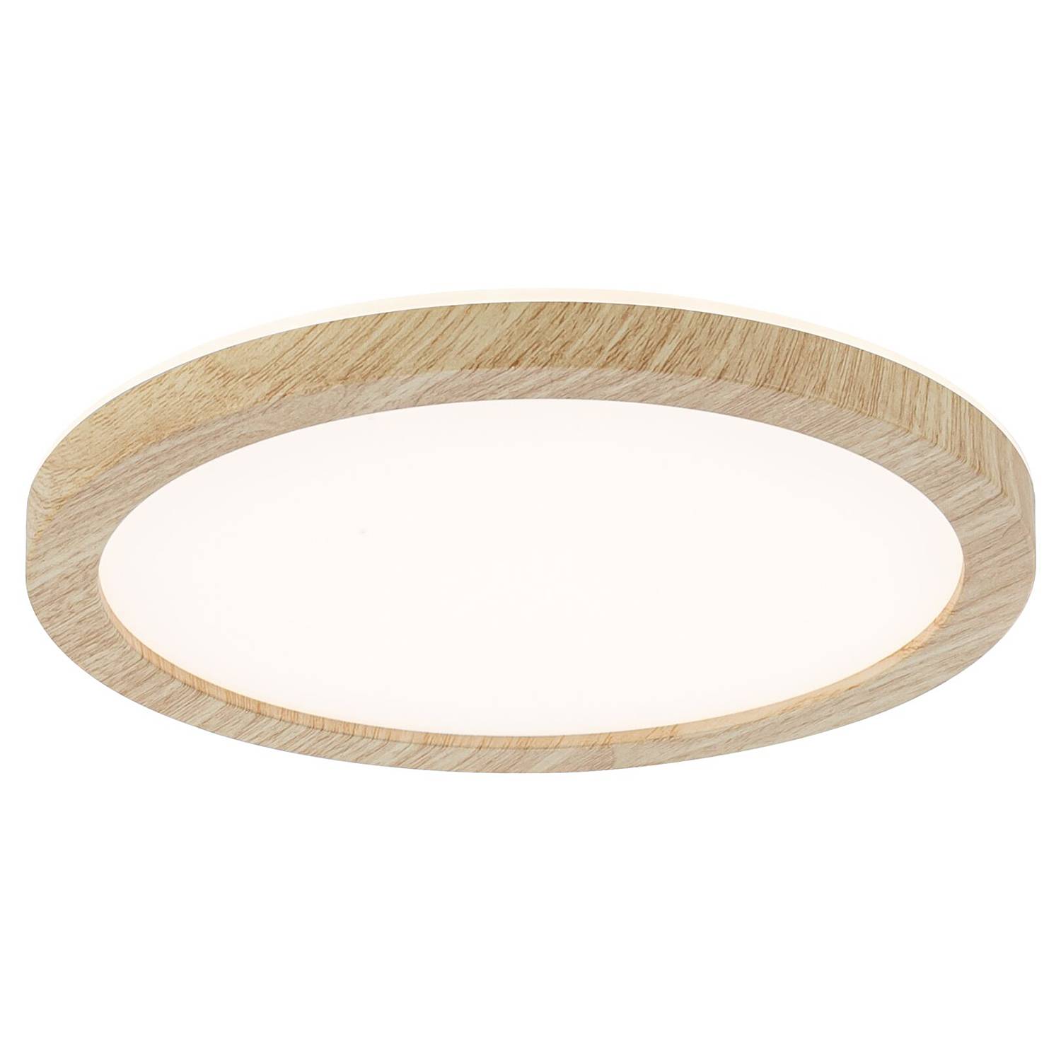 Atria Shine LED-Deckenleuchte Kunststoff Braun 19cm