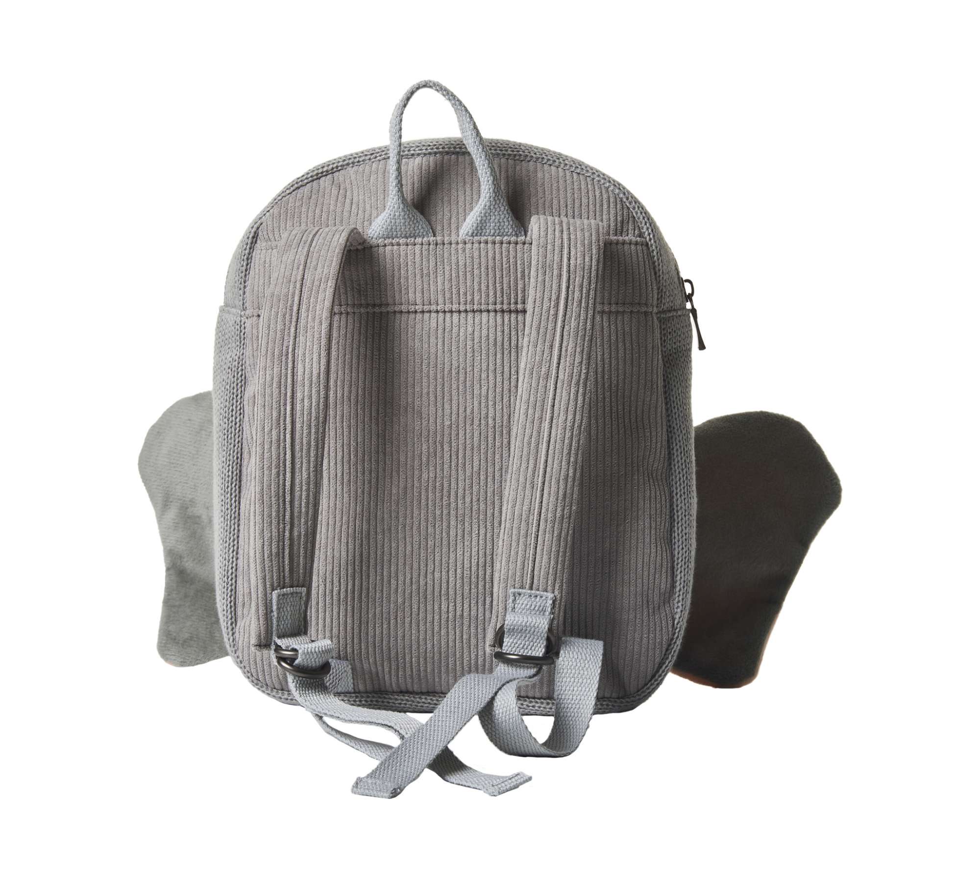 Elephant Backpack Cotton Grey