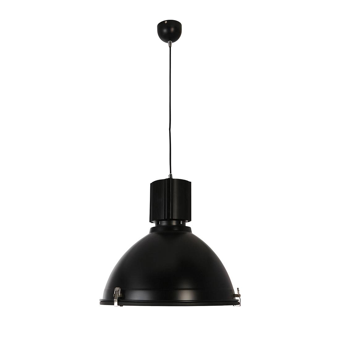 1-Flammig Pendeleuchte Warbier Schwarz