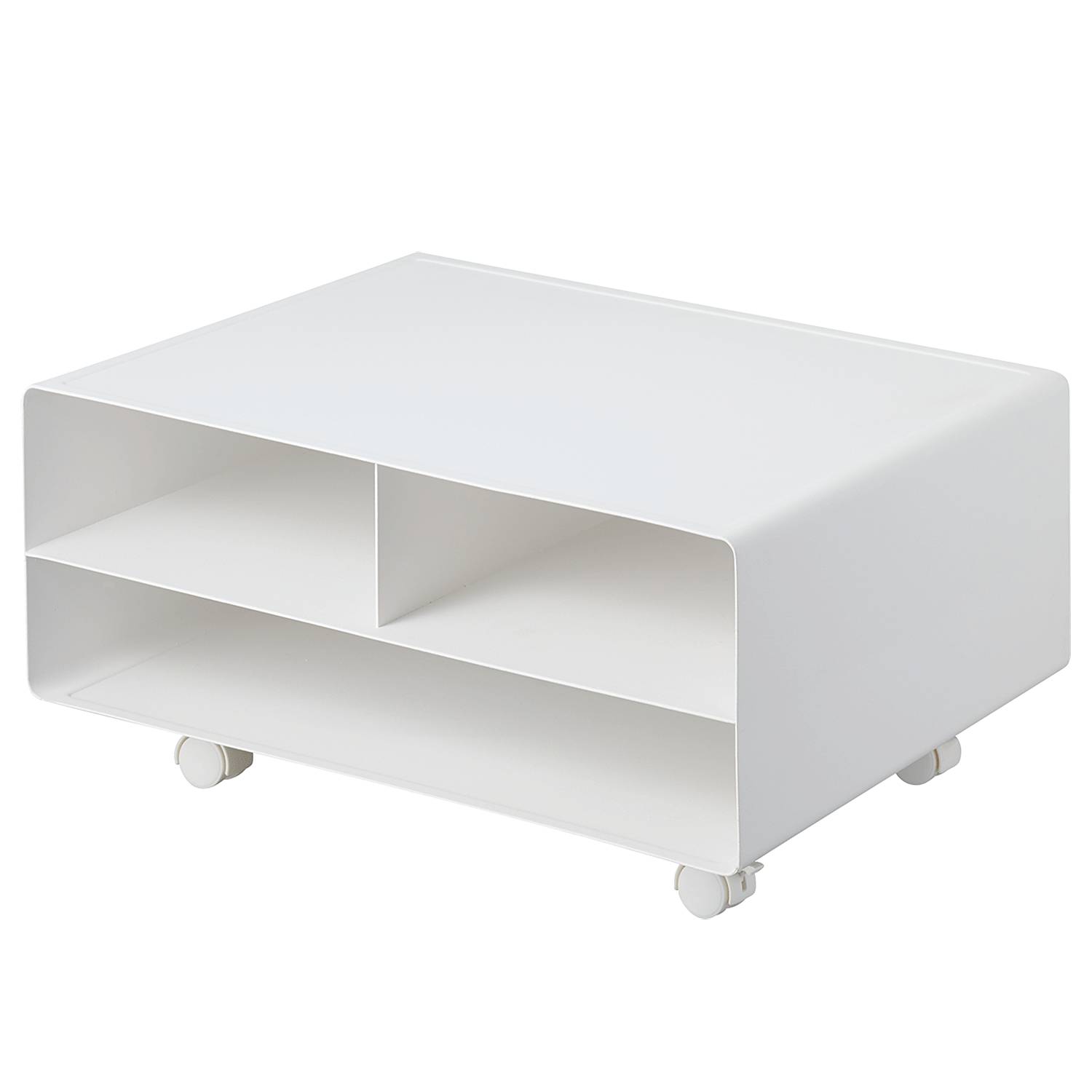 Büroregal Tower Stahl / Kunststoff Weiß