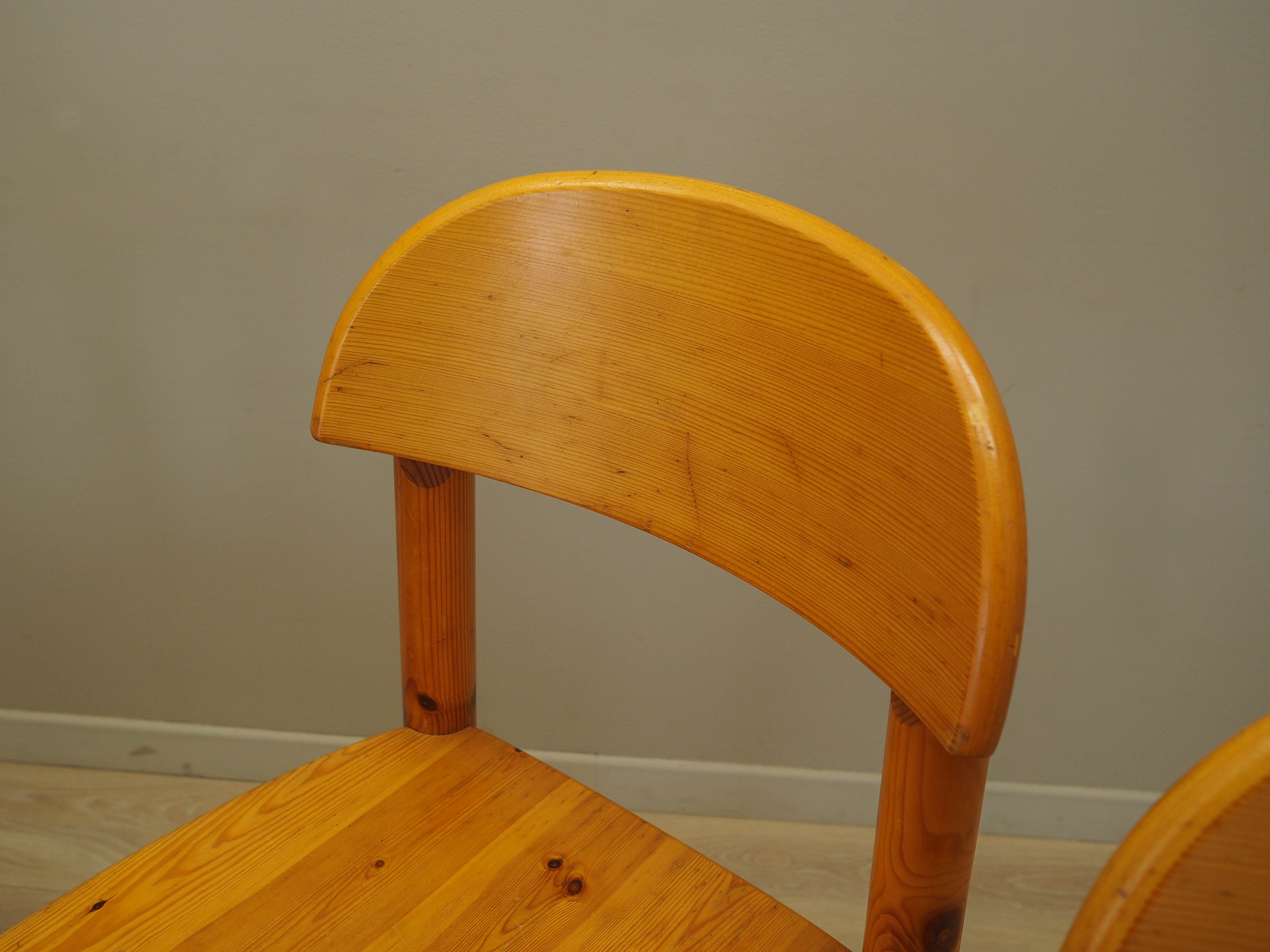 Chair Set 4-piece Brown 1960s