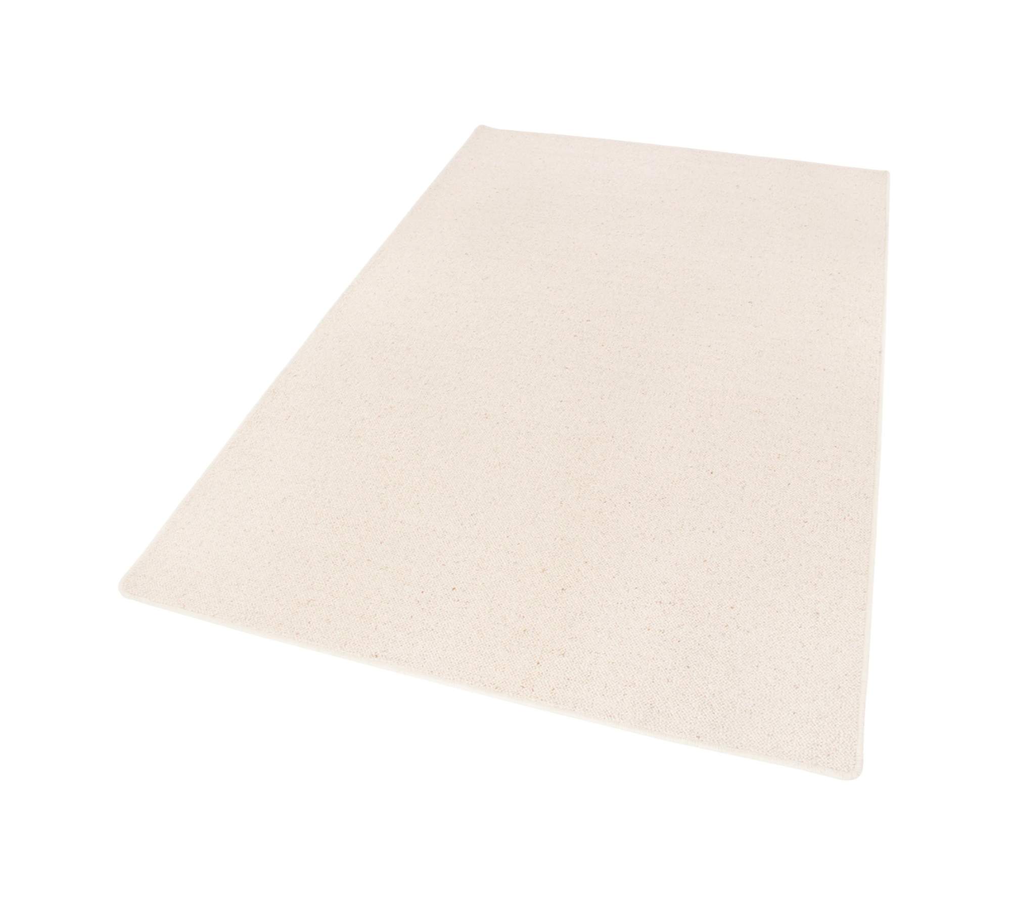 Teppich Schurwolle Creme 200 x 290 cm