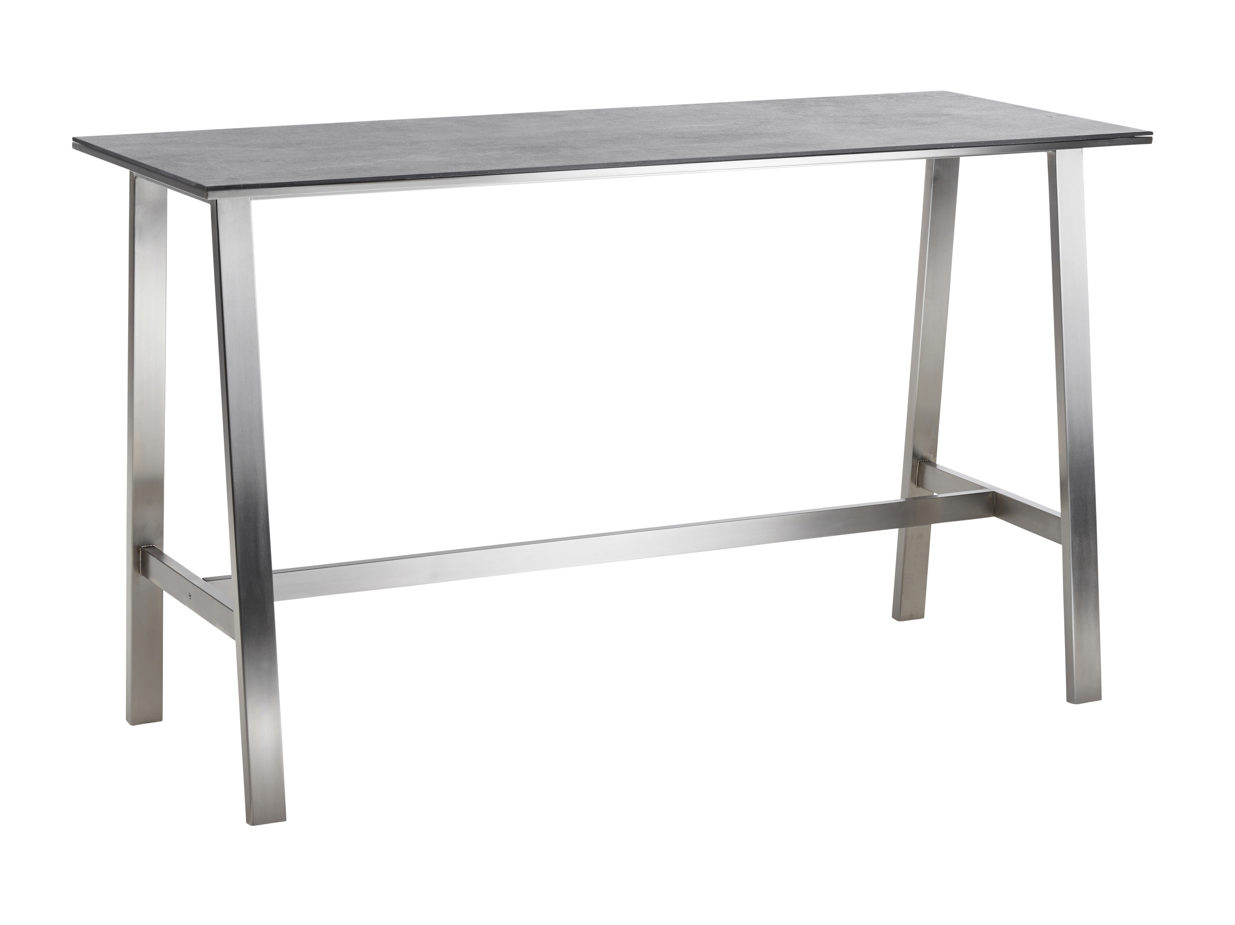 Bari Bar Table Steel Ceramic Anthracite
