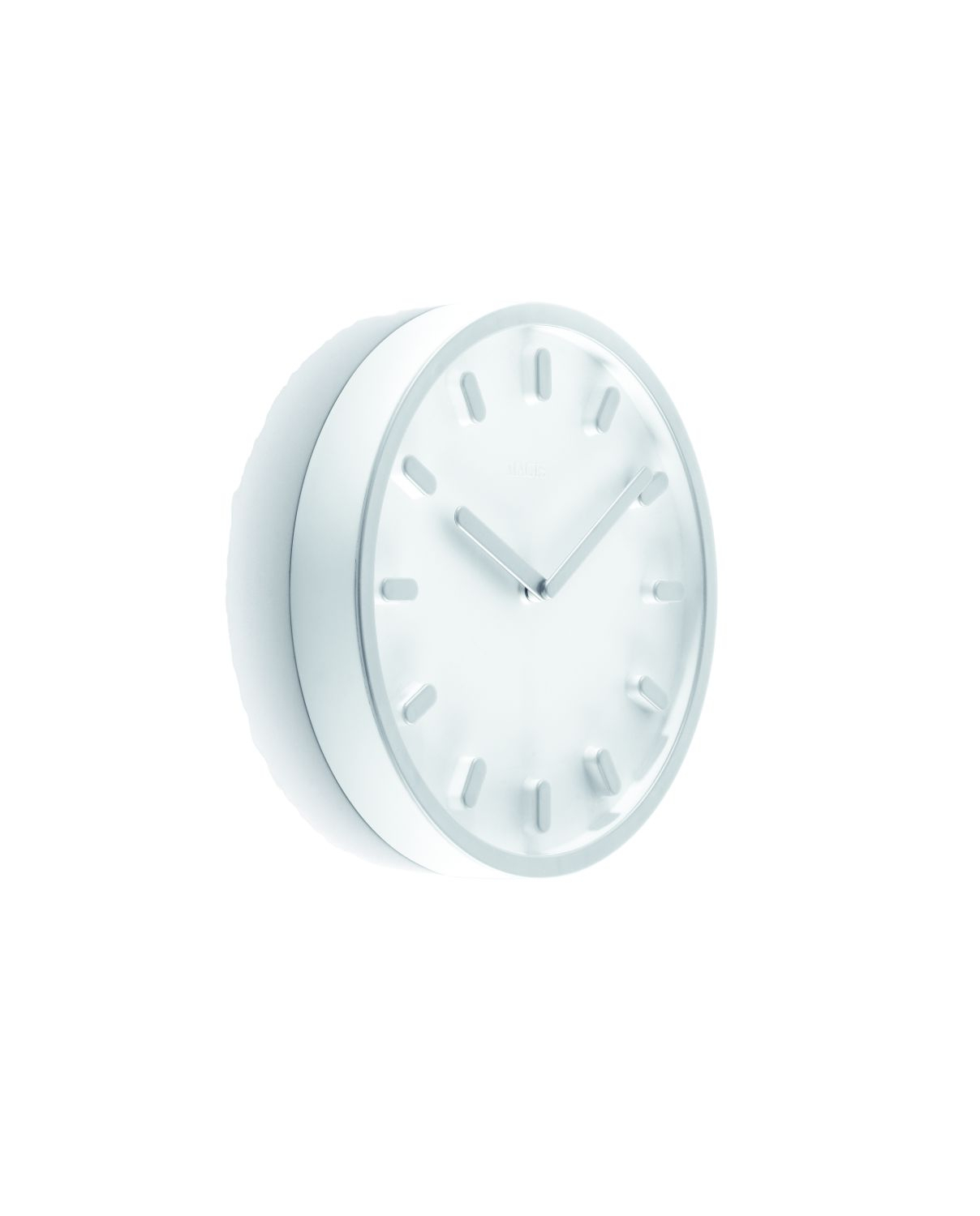 Tempo Wanduhr Grau