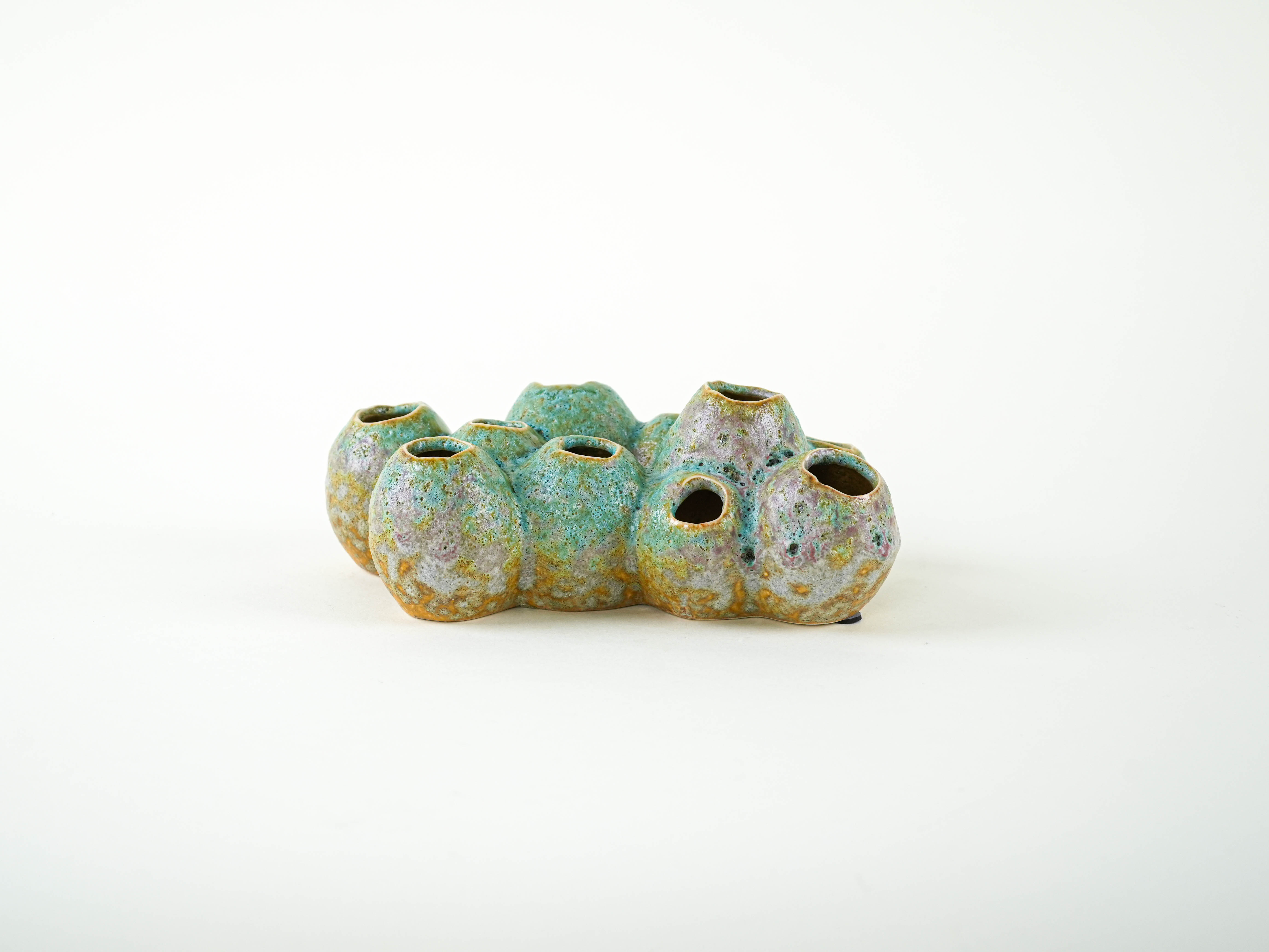 Steckigel Vase Keramik 1960er Jahre