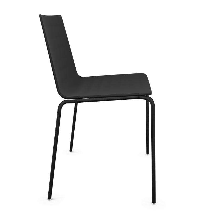 Flex Stuhl Aluminium Schwarz
