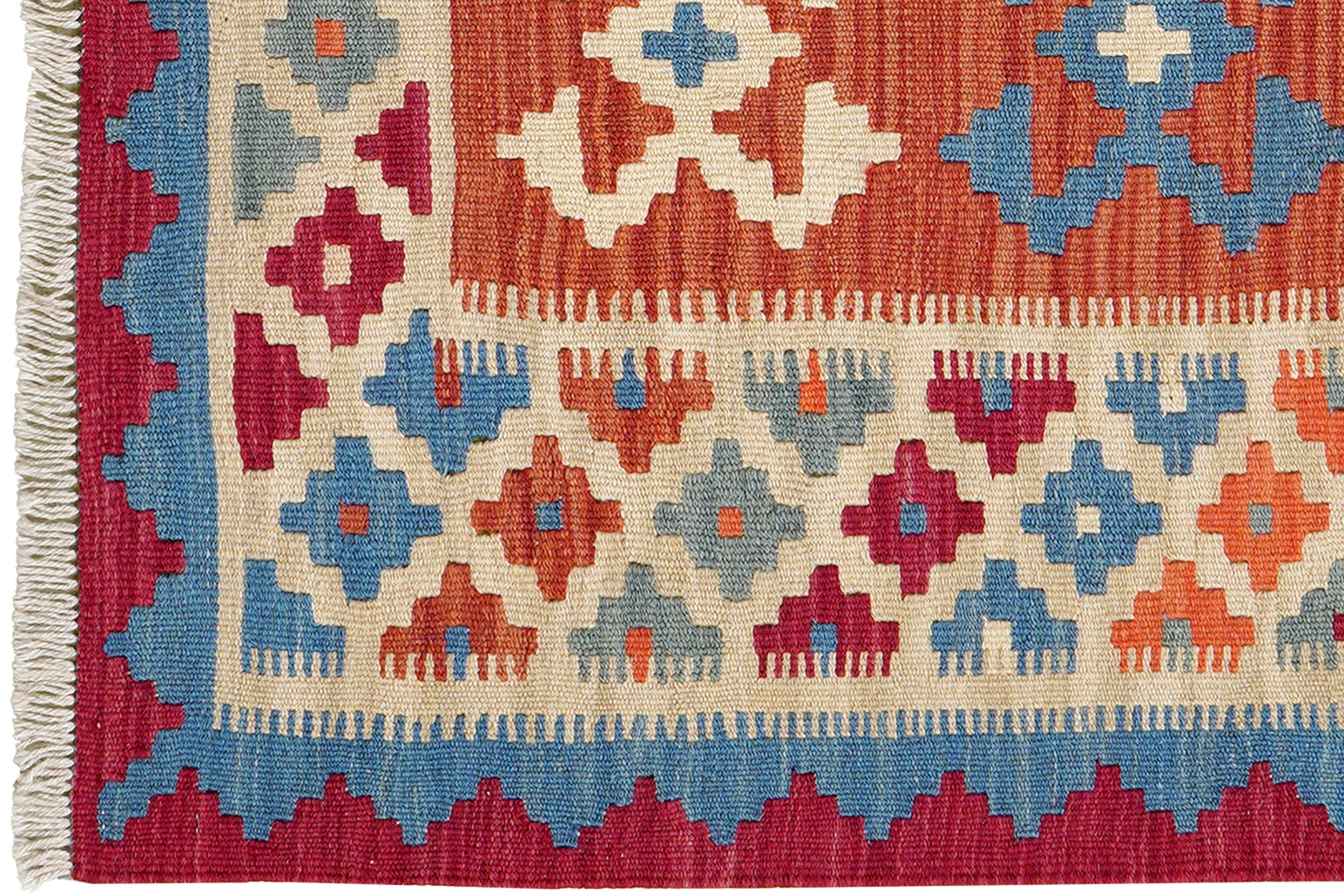 Kilim Gashgai Teppich Mehrfarbig
