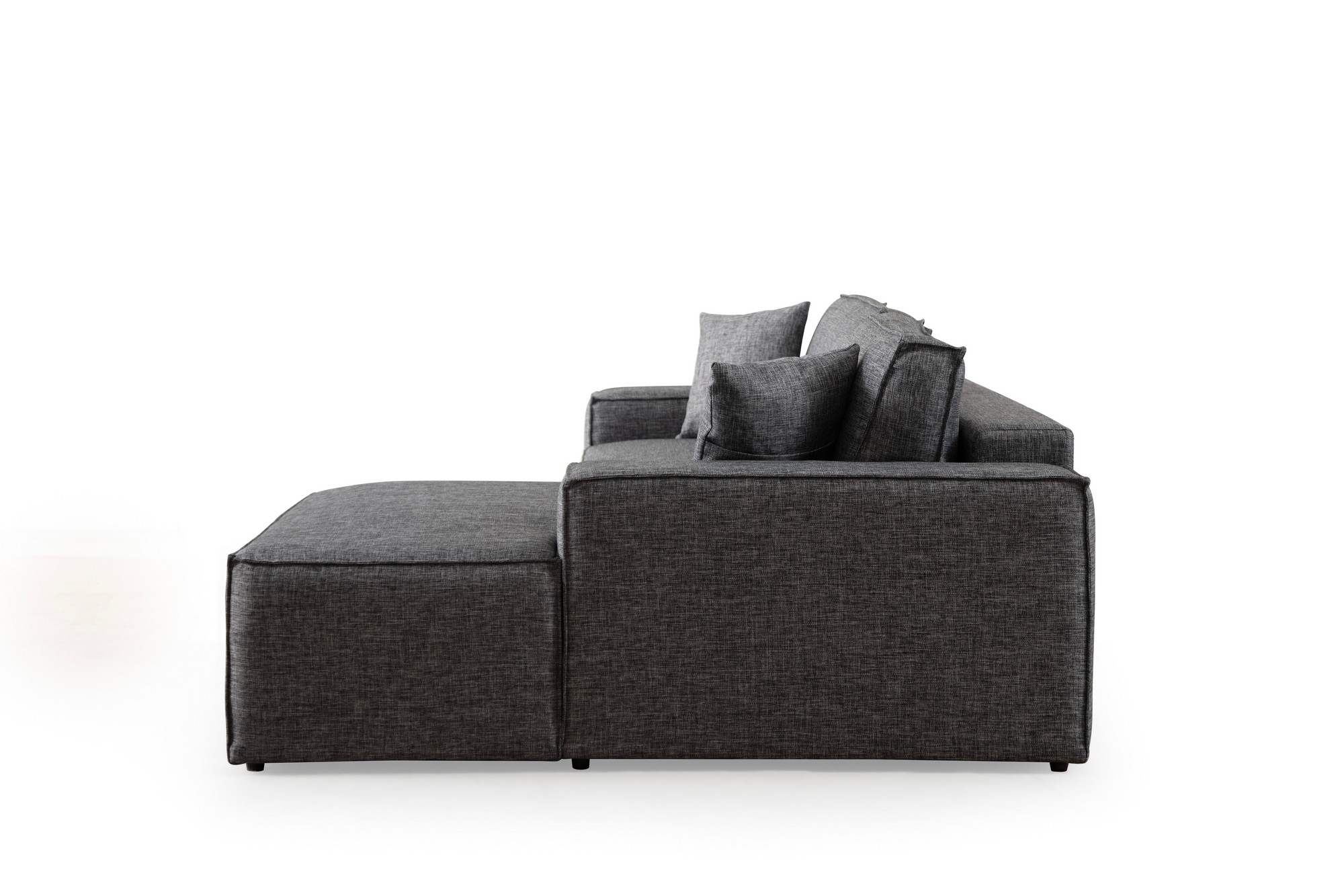 Pƒ±rlo Right Corner Sofa Dark Grey