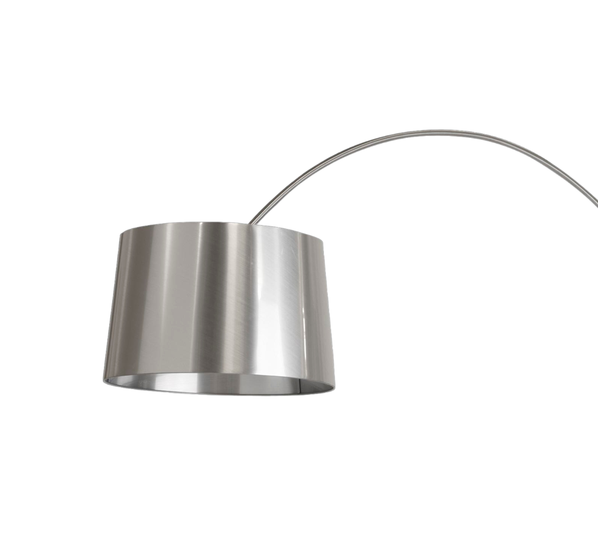 Kuta Stehlampe Metall Silber