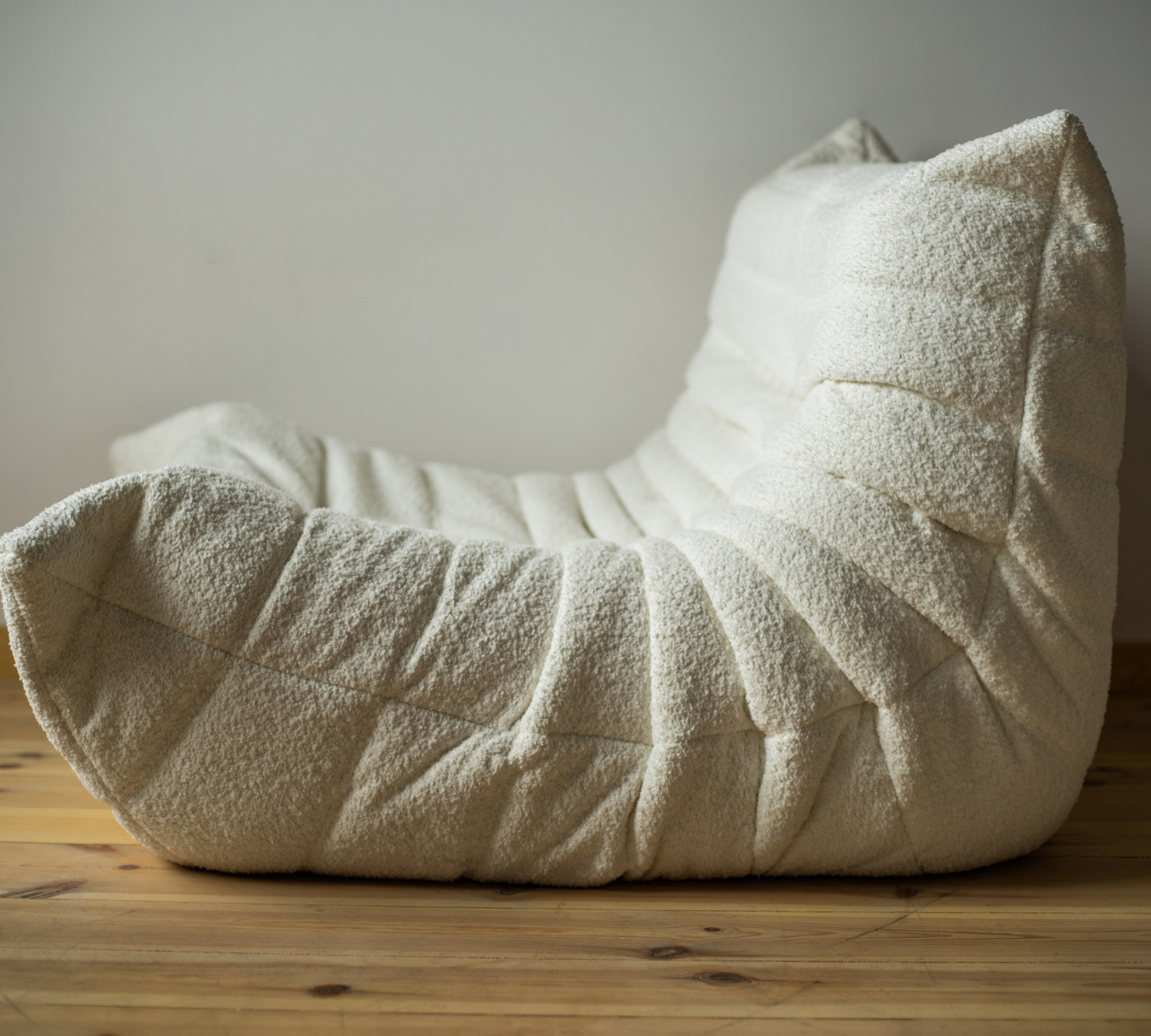 Togo Lounge Set 4-pc. Bouclé White