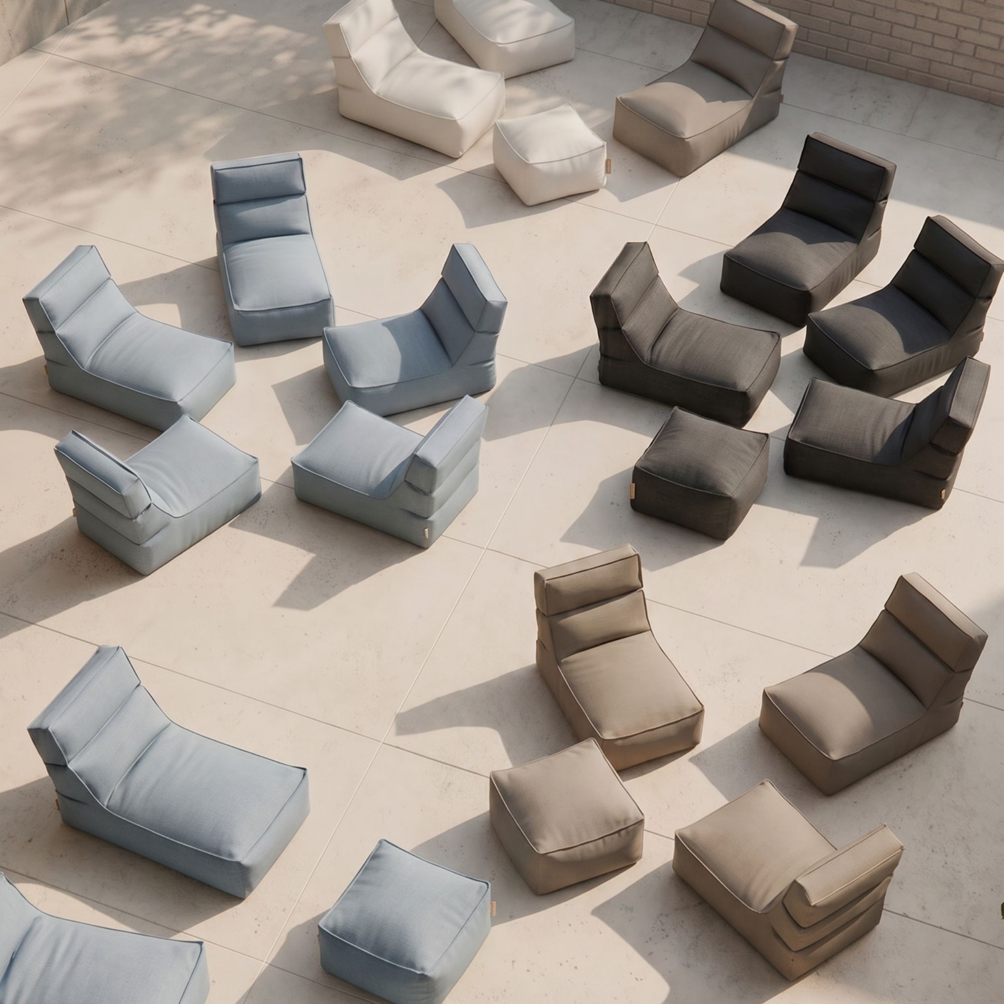 STAY Outdoor-Lounger Ocean 60 x 120 cm 62090