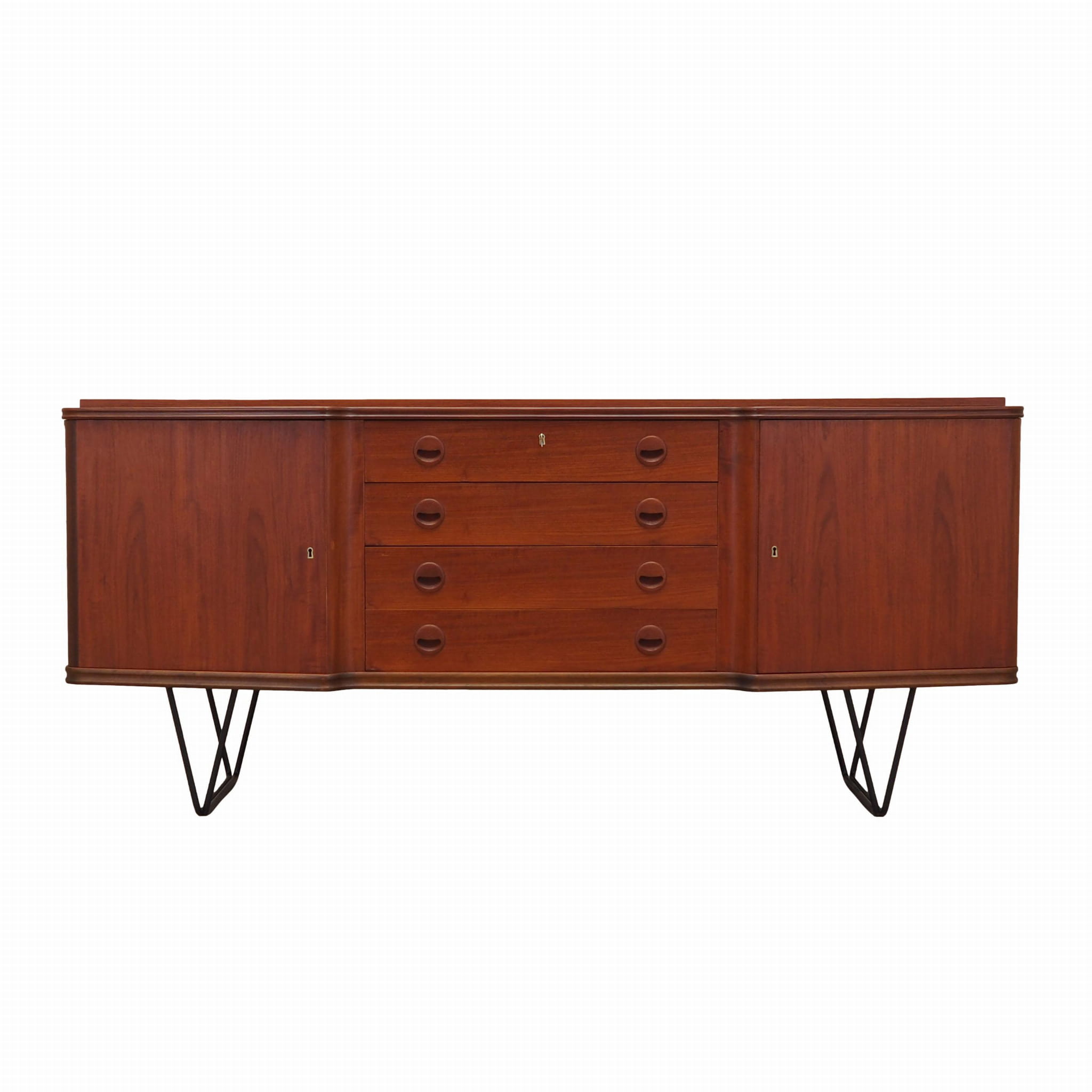 Sideboard Teakholz Braun 1970er Jahre