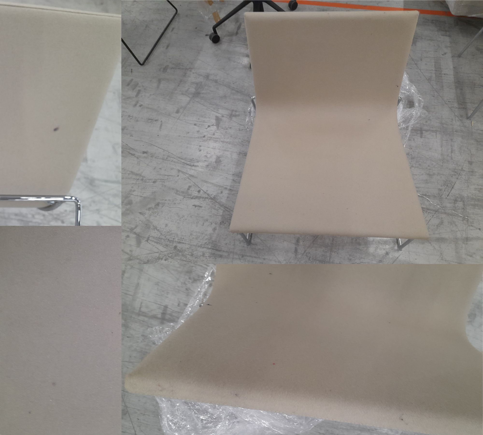 Lineal SI0582 Esszimmerstuhl Webstoff Beige