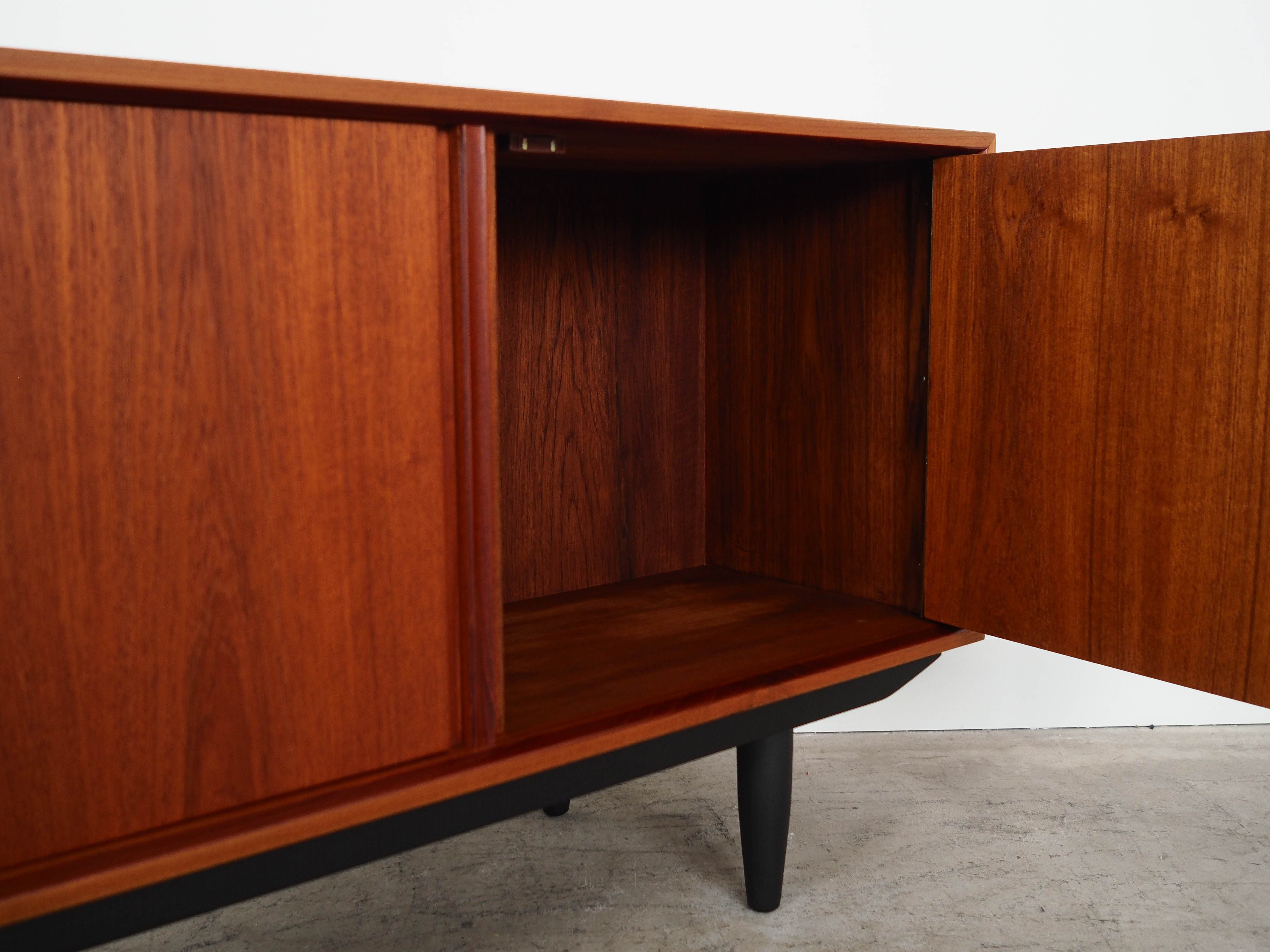 Teak sideboard brown 1960s