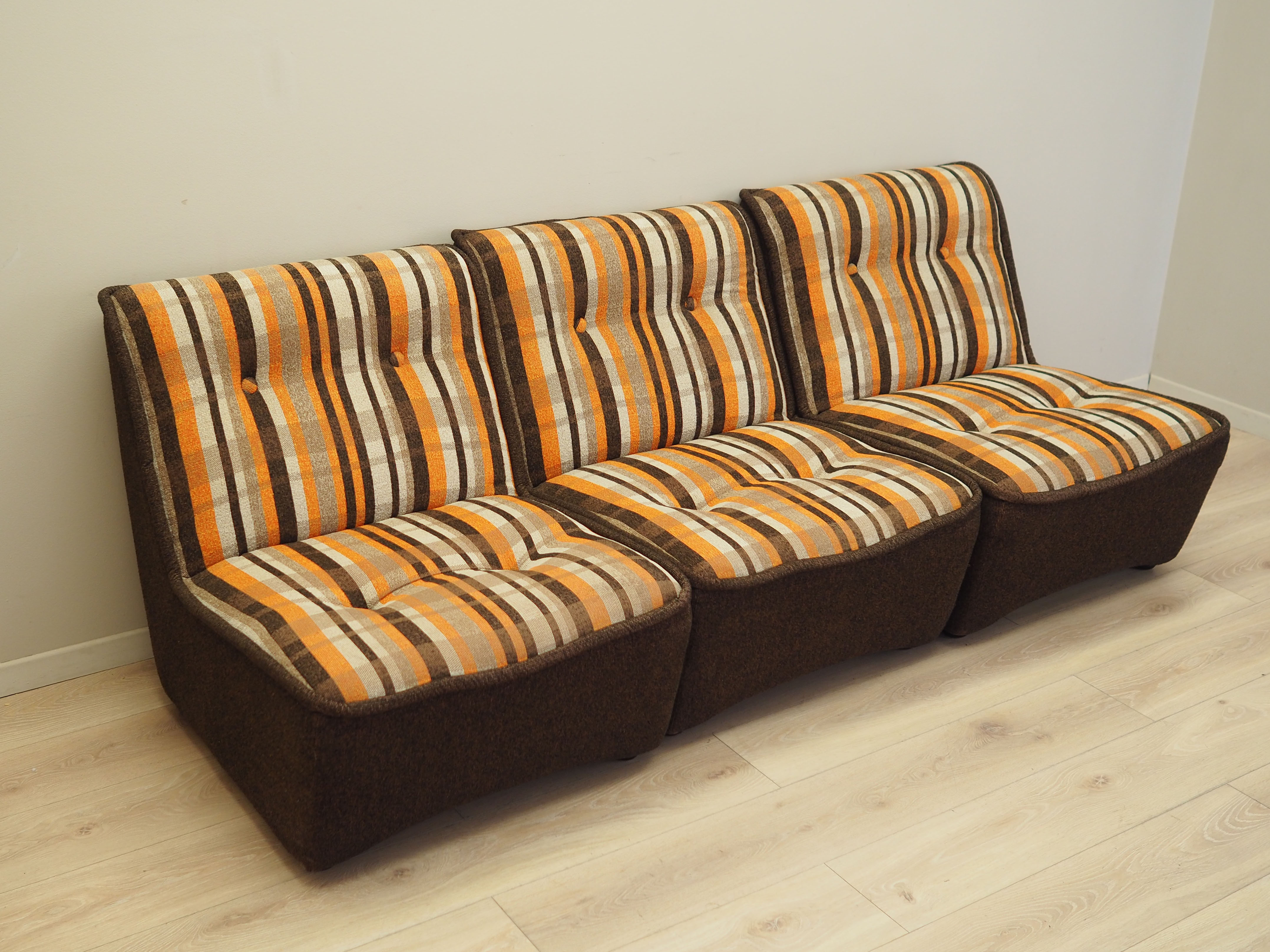3-Sitzer Modulsofa 1960er Jahre