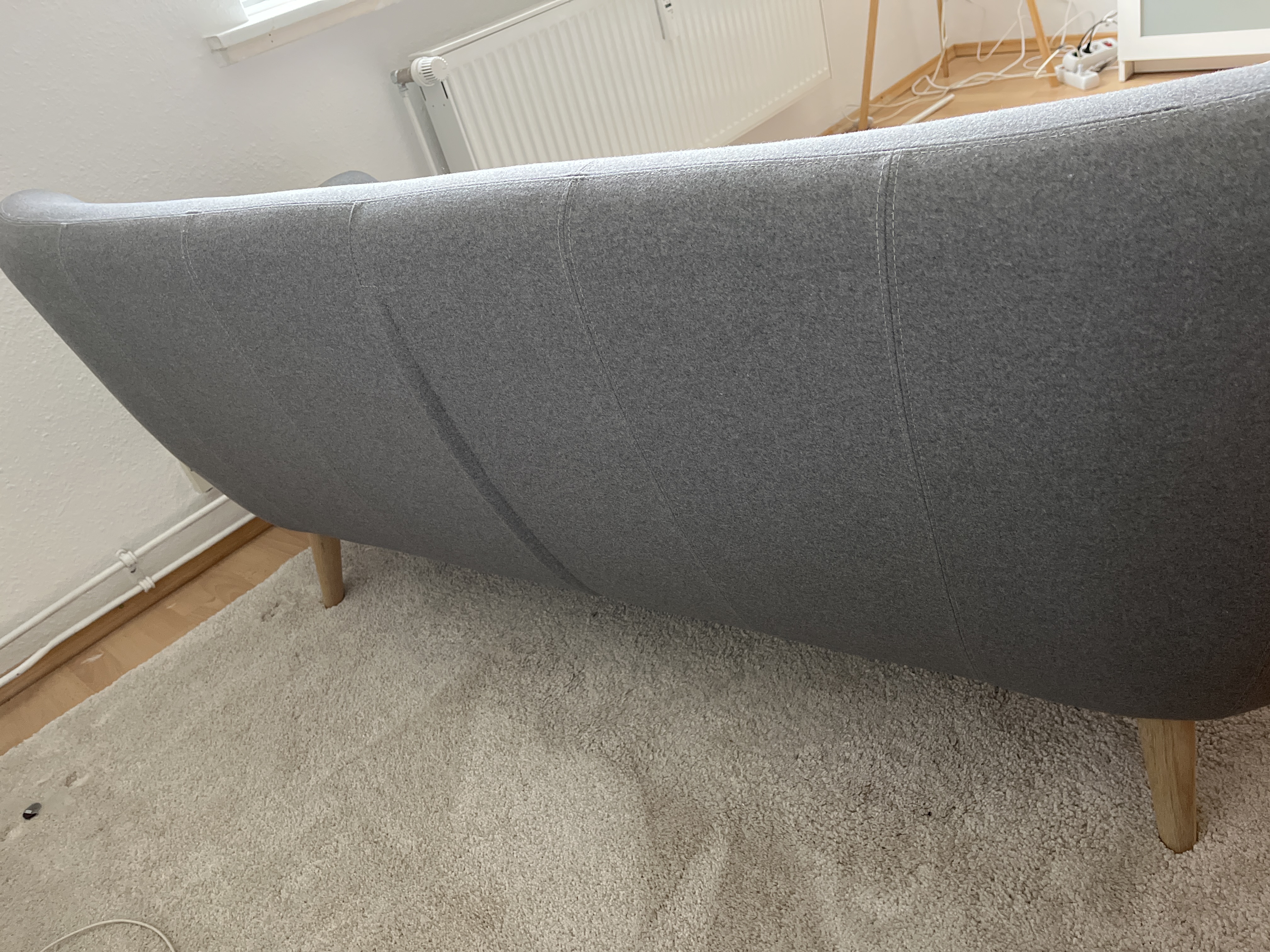 Herman Sofa 3-Sitzer Elliot Light Grey