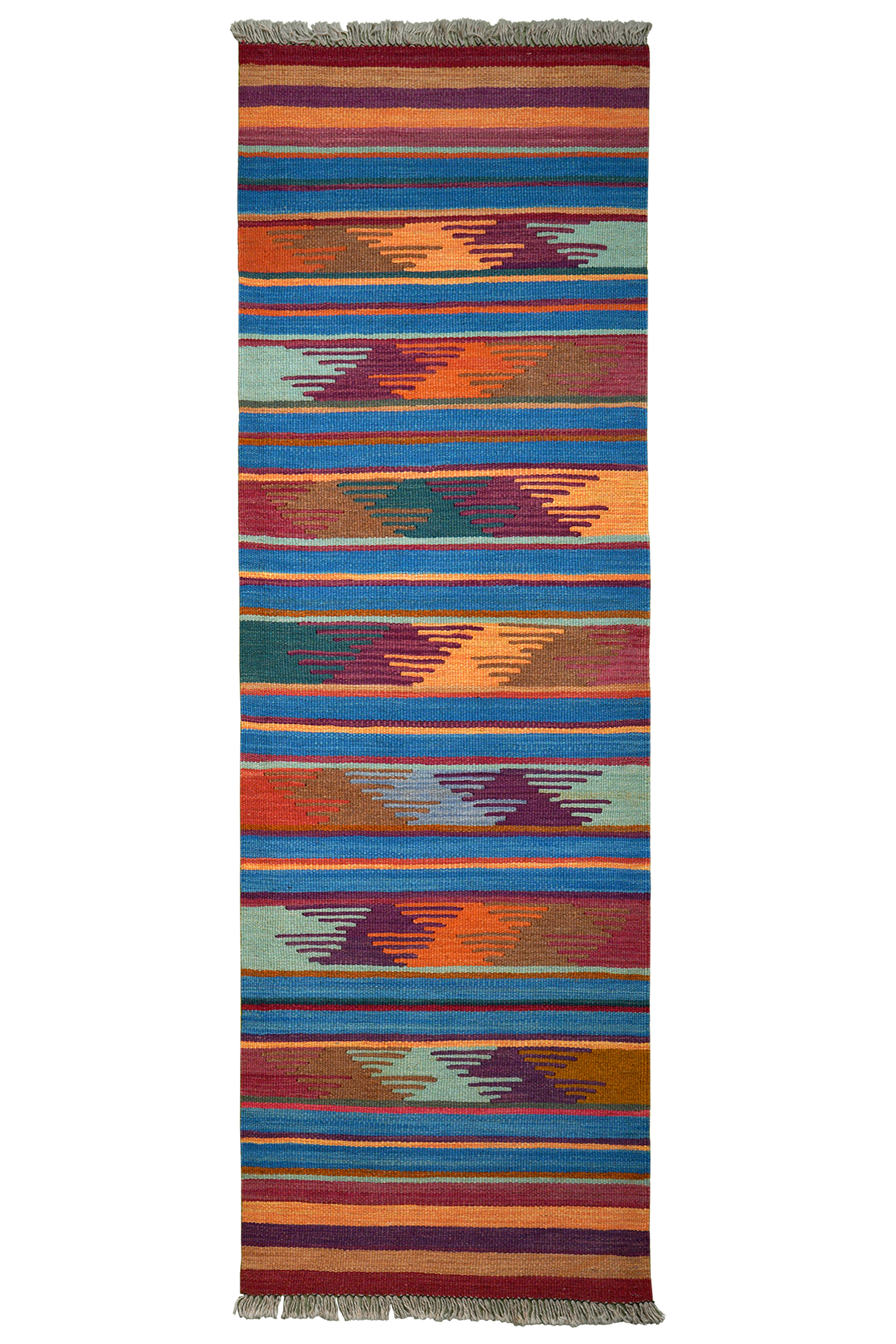 Kilim Gashgai Teppich Wolle Mehrfarbig