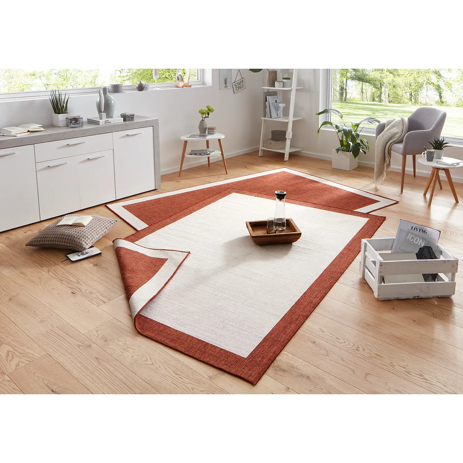 Panama Indoor-/Outdoor-Teppich Terracotta