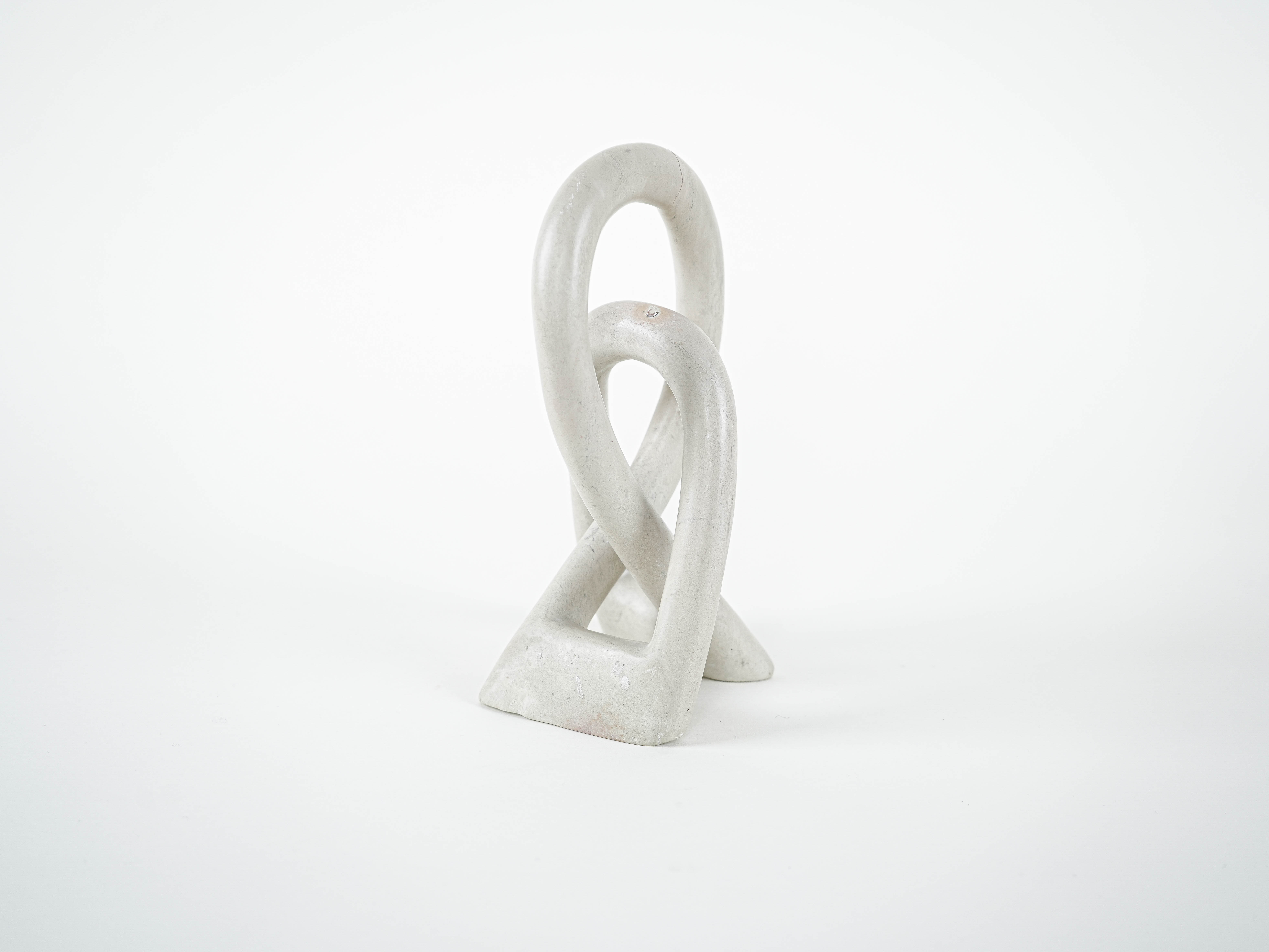 Sculpture Abstract White 1980s